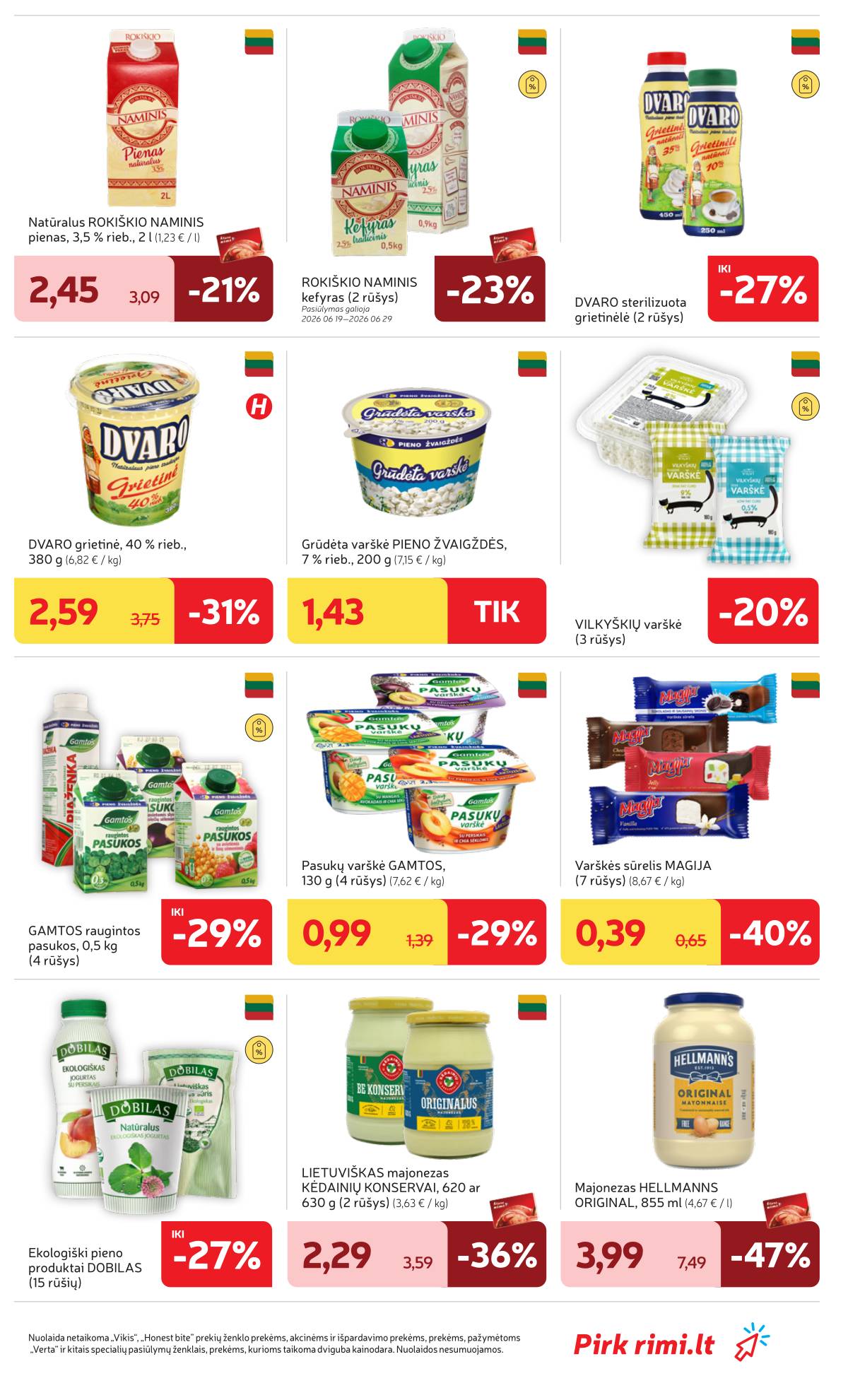 Rimi - Naujausias RIMI savaitinis akcijų leidinys | 2026-06-22 - 2026-06-29 21 puslapis