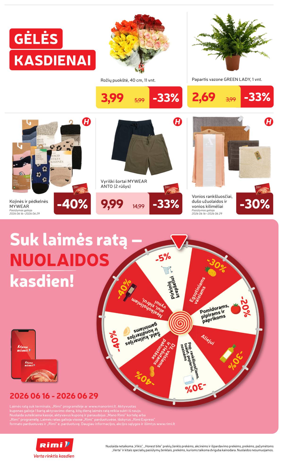 Rimi - Naujausias RIMI savaitinis akcijų leidinys | 2026-06-22 - 2026-06-29 30 puslapis