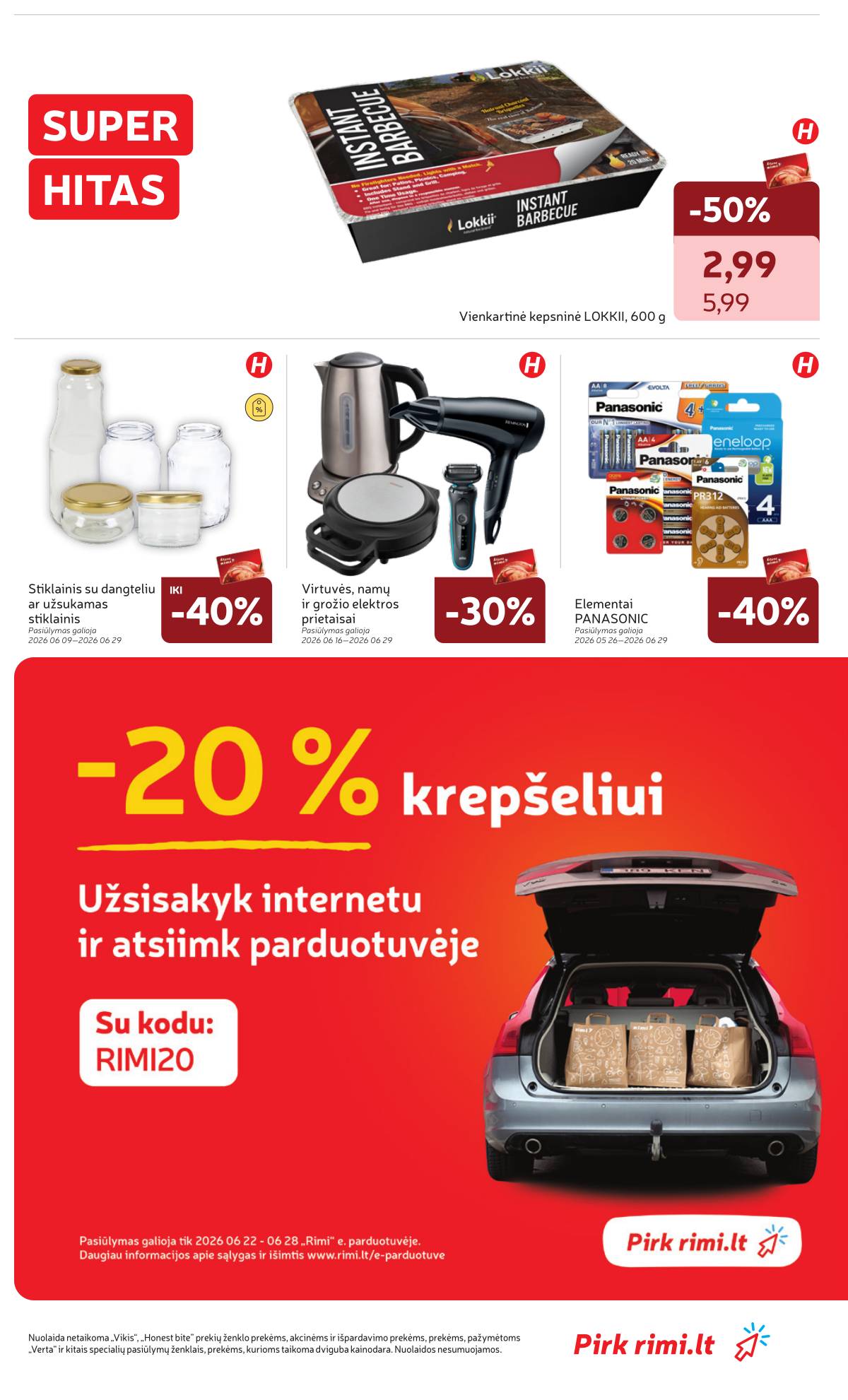 Rimi - Naujausias RIMI savaitinis akcijų leidinys | 2026-06-22 - 2026-06-29 31 puslapis