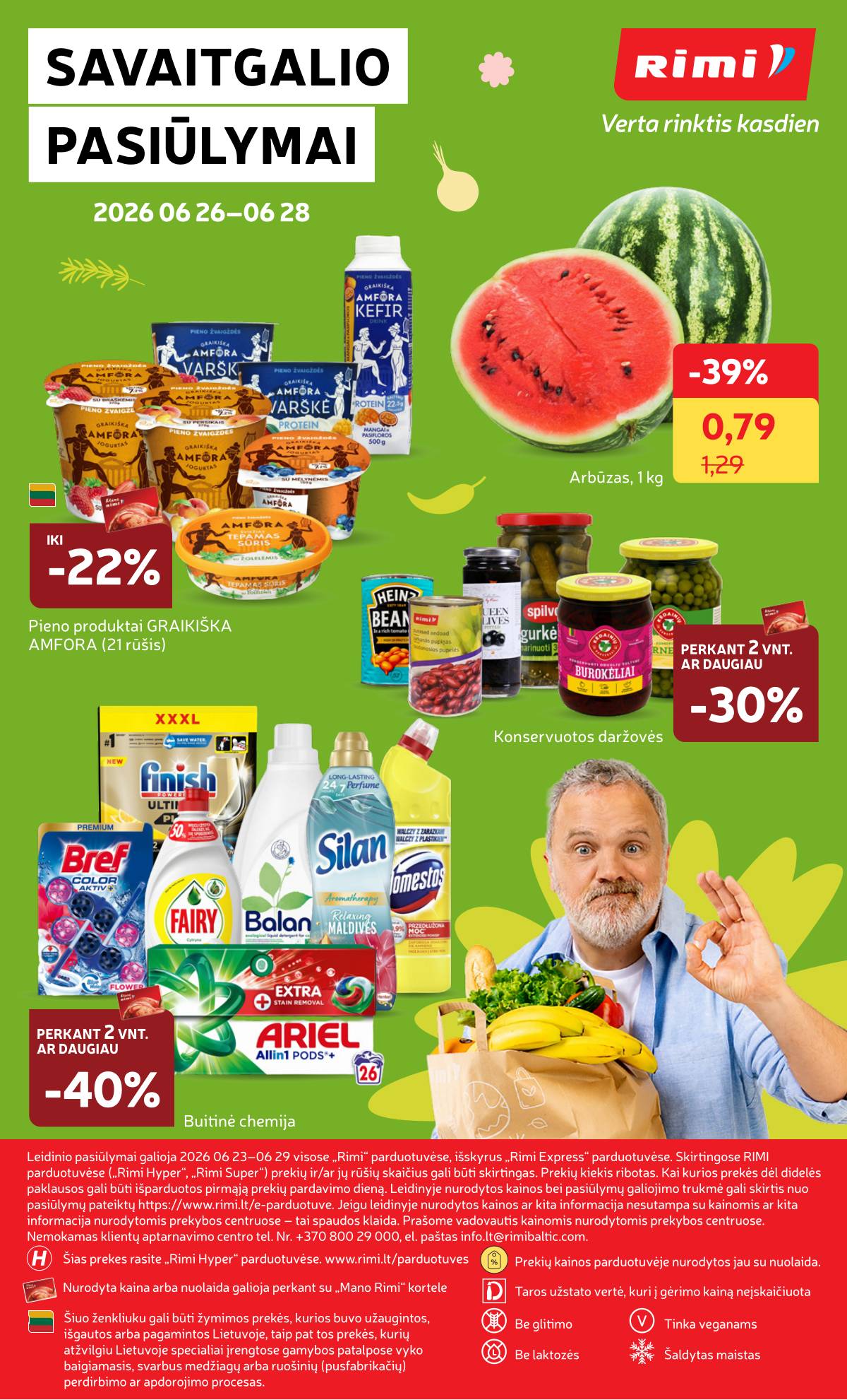 Rimi - Naujausias RIMI savaitinis akcijų leidinys | 2026-06-22 - 2026-06-29 33 puslapis