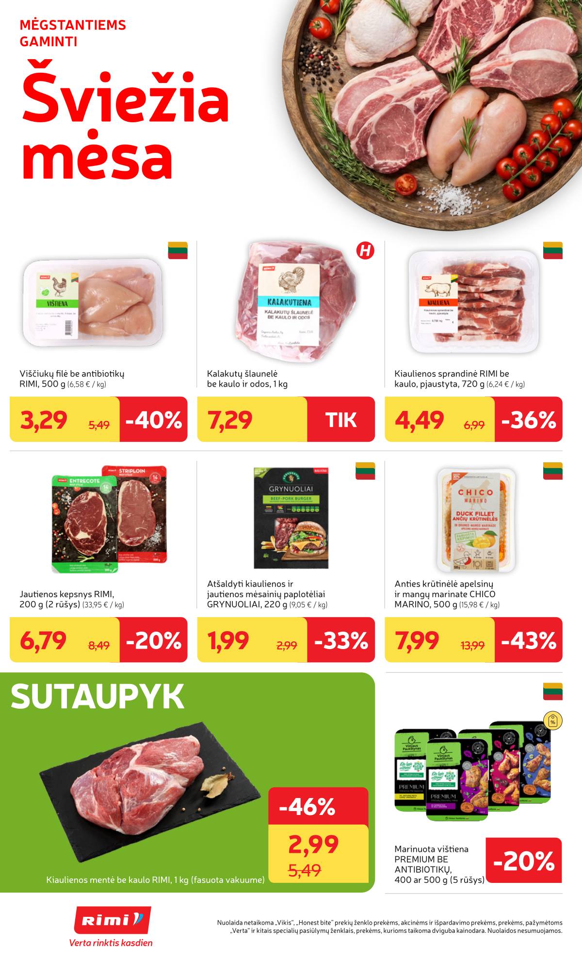 Rimi - Naujausias RIMI savaitinis akcijų leidinys | 2026-06-22 - 2026-06-29 8 puslapis