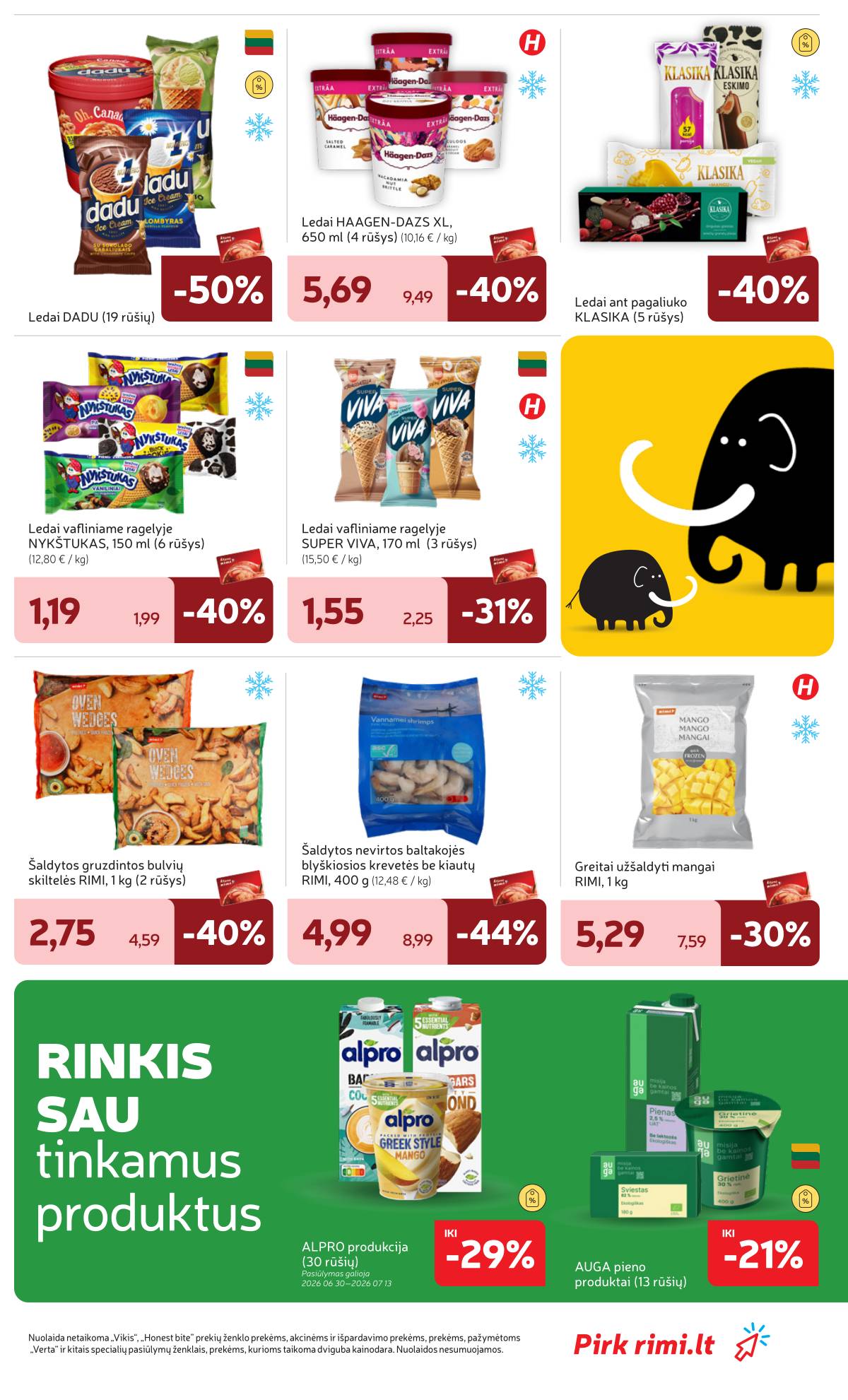 Rimi - Naujausias RIMI savaitinis akcijų leidinys | 2026-06-30 - 2026-07-06 13 puslapis