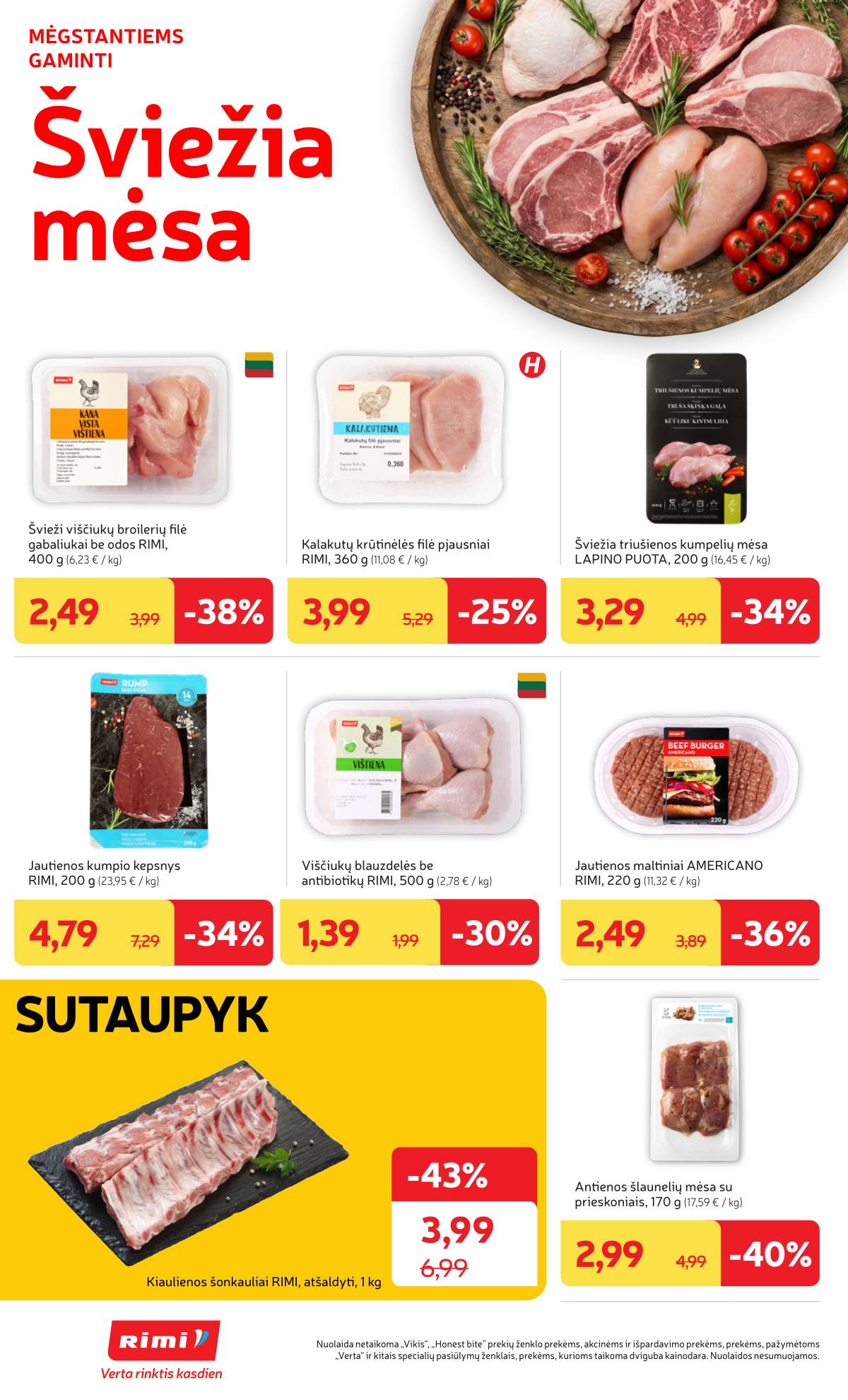 Rimi - Naujausias RIMI savaitinis akcijų leidinys | 2026-06-30 - 2026-07-06 4 puslapis