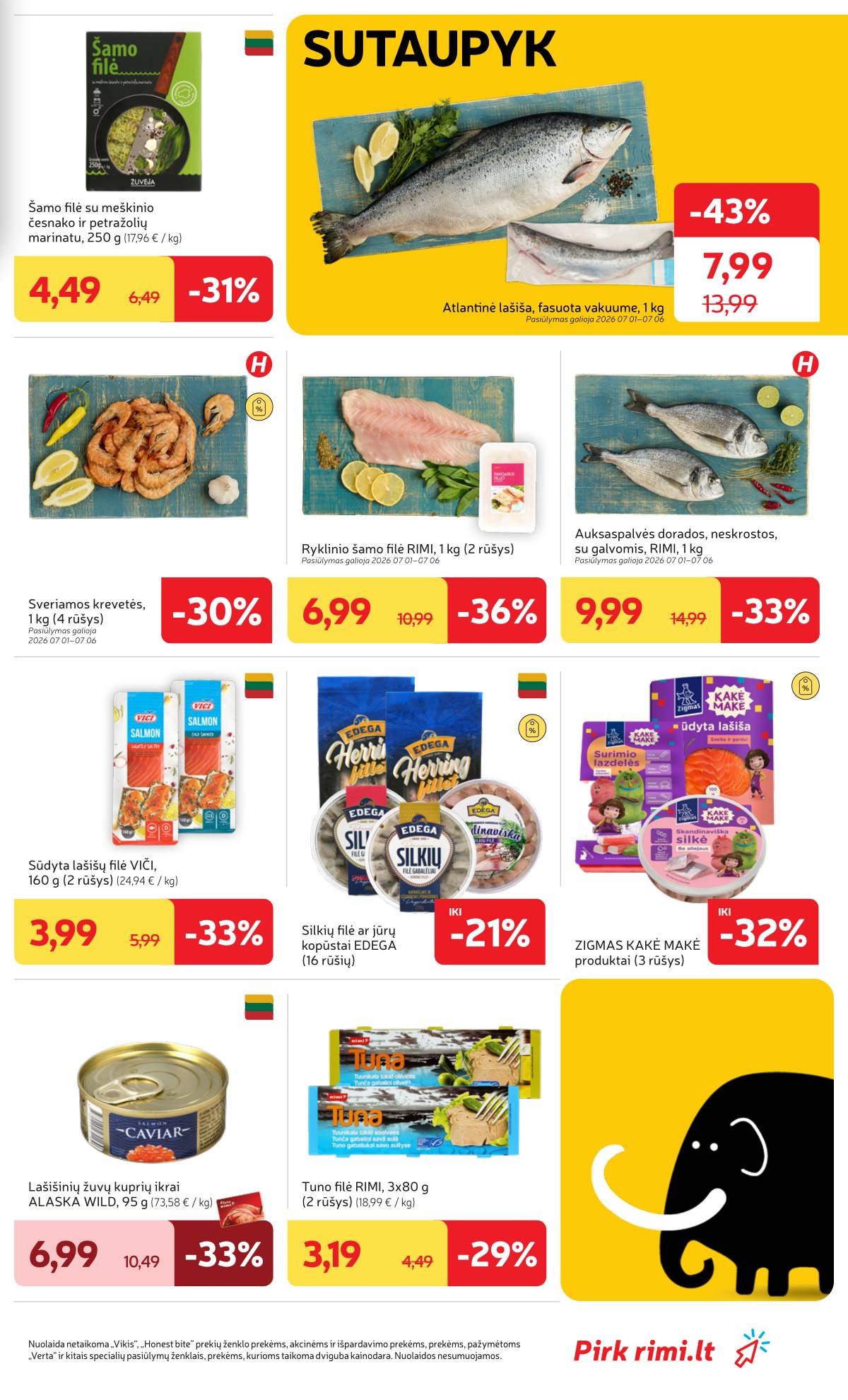 Rimi - Naujausias RIMI savaitinis akcijų leidinys | 2026-06-30 - 2026-07-06 5 puslapis