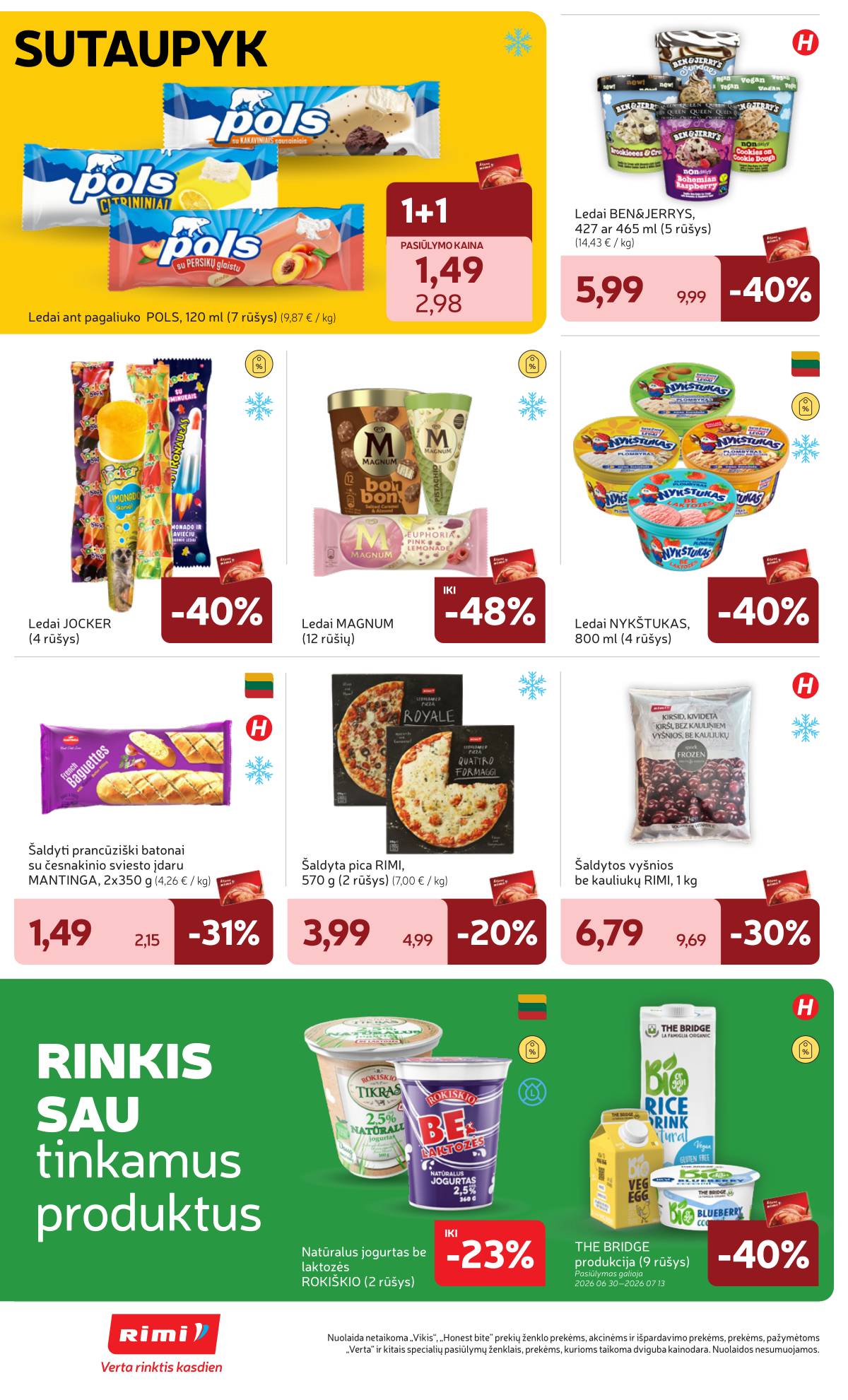 Rimi - Naujausias RIMI savaitinis akcijų leidinys | 2026-07-07 - 2026-07-13 12 puslapis