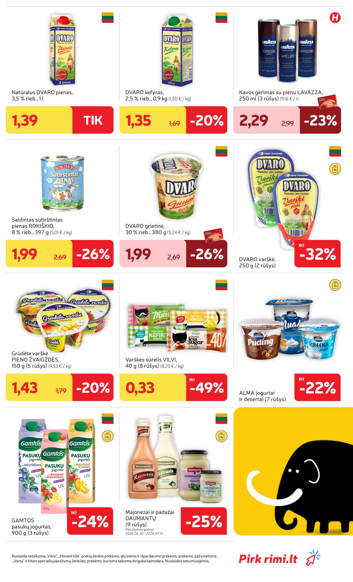 Rimi - Naujausias RIMI savaitinis akcijų leidinys | 2026-07-07 - 2026-07-13 15 puslapis