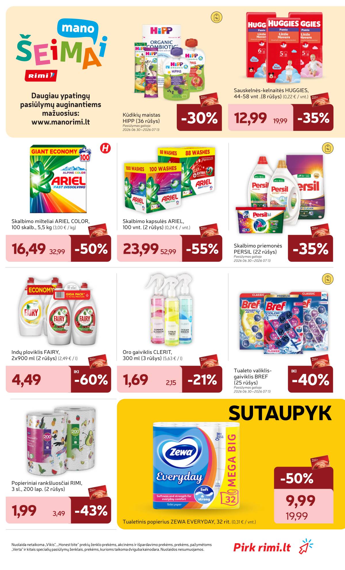 Rimi - Naujausias RIMI savaitinis akcijų leidinys | 2026-07-07 - 2026-07-13 25 puslapis