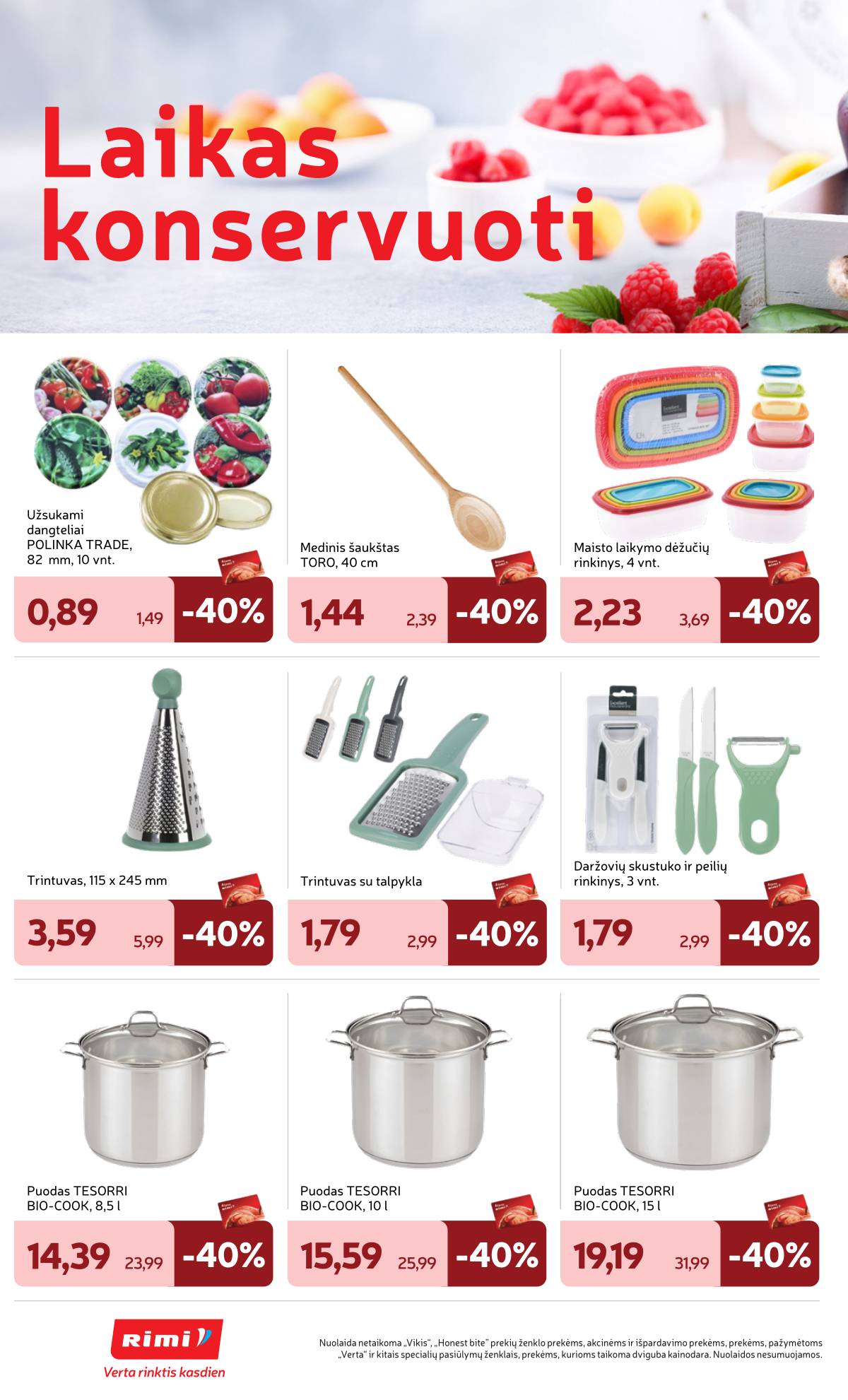 Rimi - Naujausias RIMI savaitinis akcijų leidinys | 2026-07-07 - 2026-07-13 26 puslapis