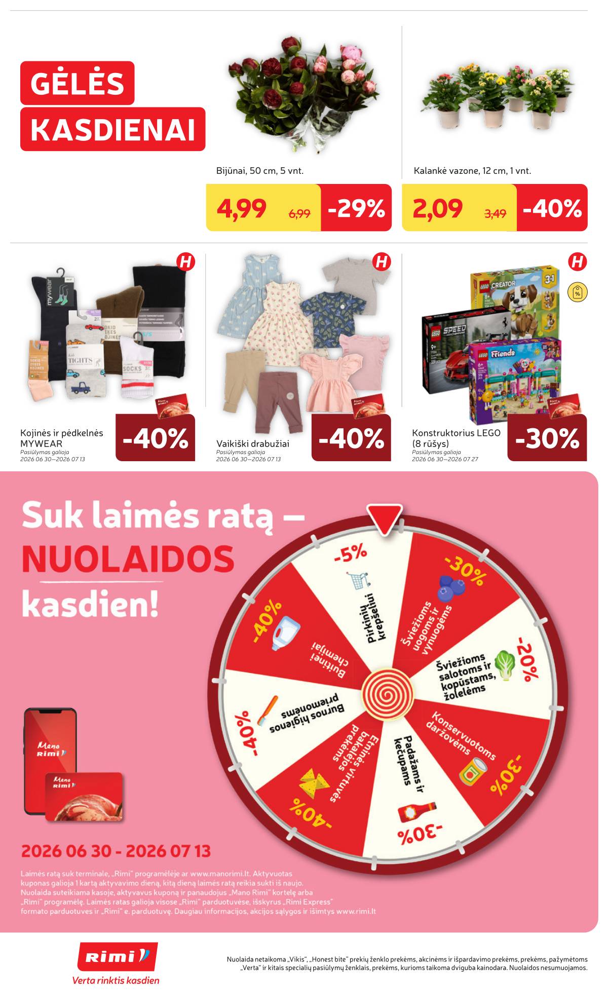 Rimi - Naujausias RIMI savaitinis akcijų leidinys | 2026-07-07 - 2026-07-13 28 puslapis
