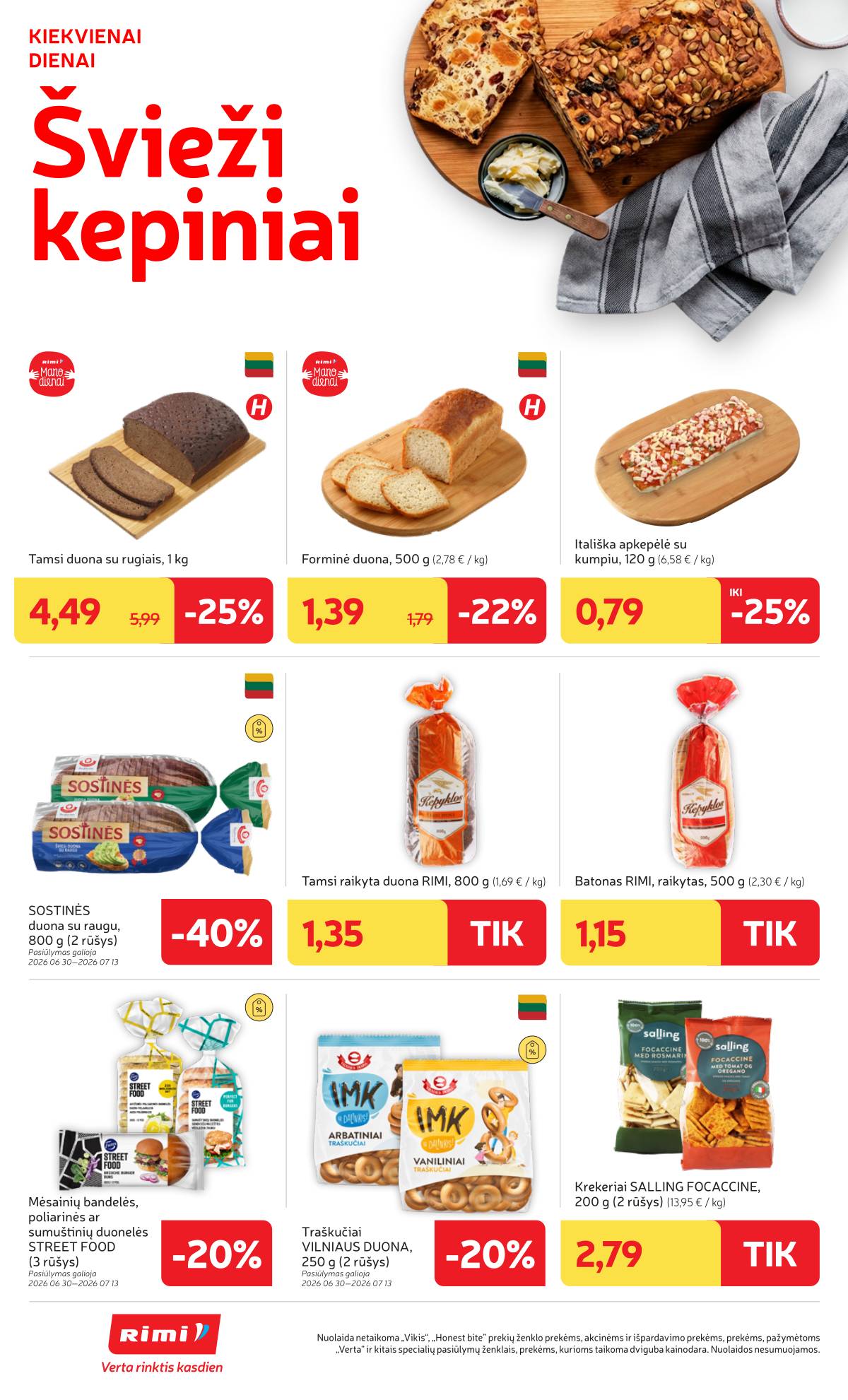 Rimi - Naujausias RIMI savaitinis akcijų leidinys | 2026-07-07 - 2026-07-13 8 puslapis
