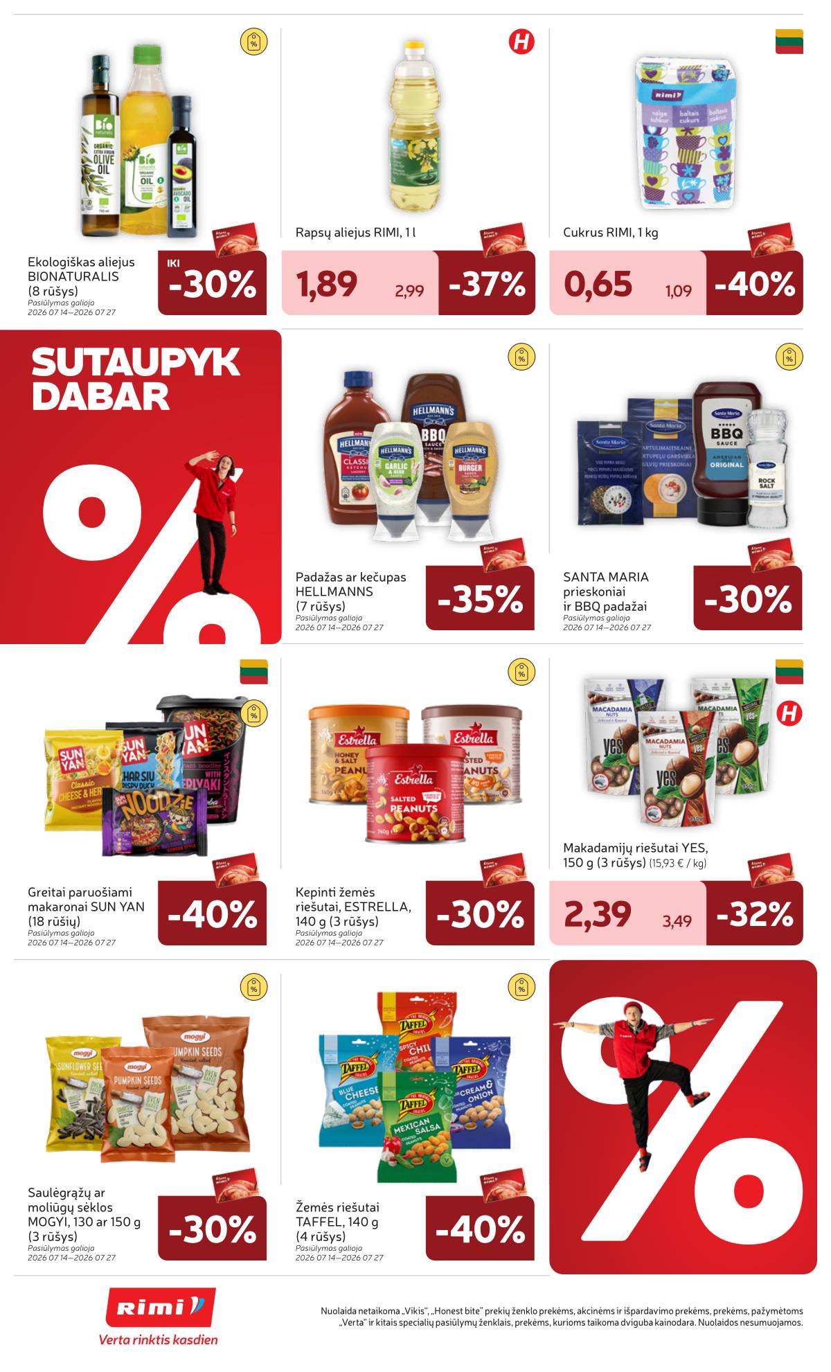 Rimi - Naujausias RIMI savaitinis akcijų leidinys | 2026-07-14 - 2026-07-20 26 puslapis