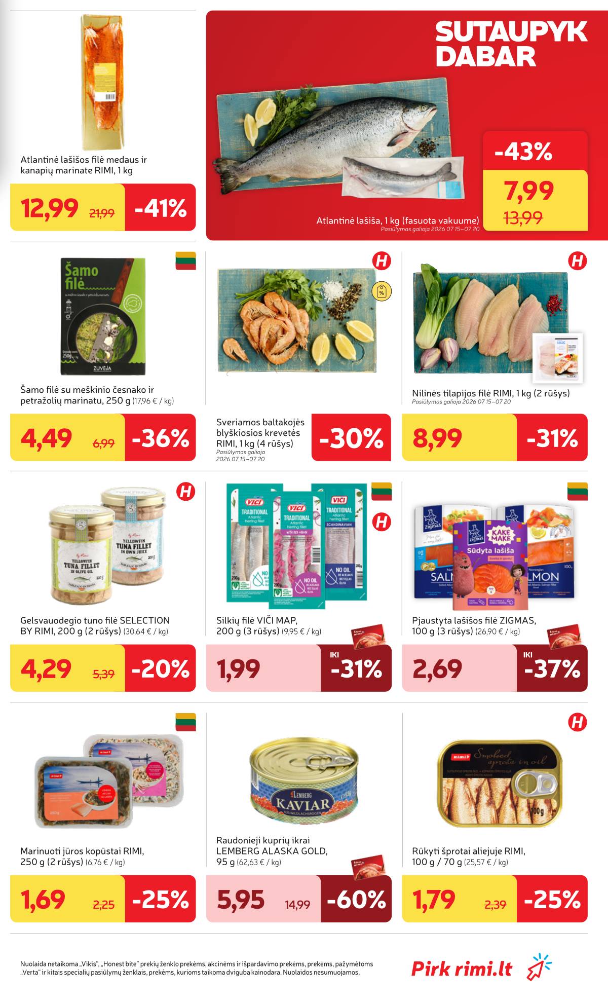 Rimi - Naujausias RIMI savaitinis akcijų leidinys | 2026-07-14 - 2026-07-20 9 puslapis