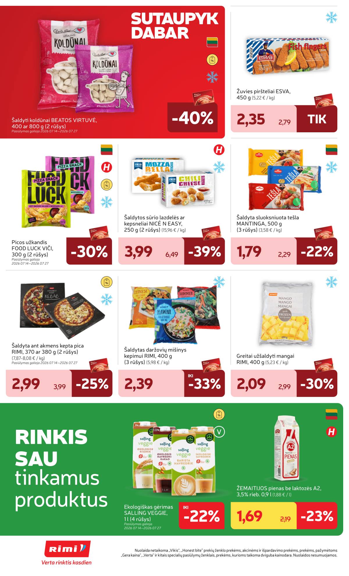 Rimi - RIMI Savaitinis akcijų leidinys | 2026-07-21 - 2026-07-27 16 puslapis