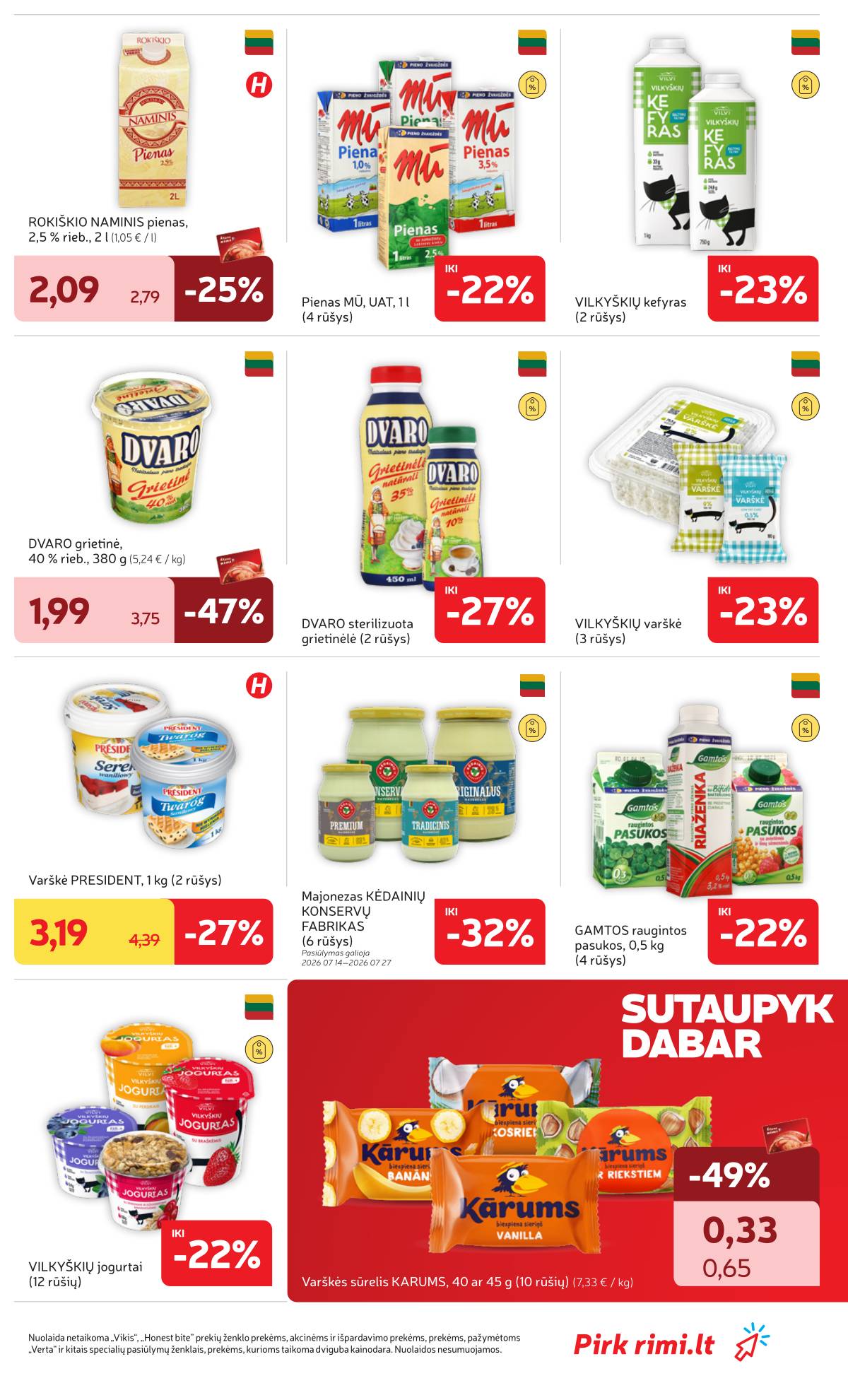 Rimi - RIMI Savaitinis akcijų leidinys | 2026-07-21 - 2026-07-27 19 puslapis