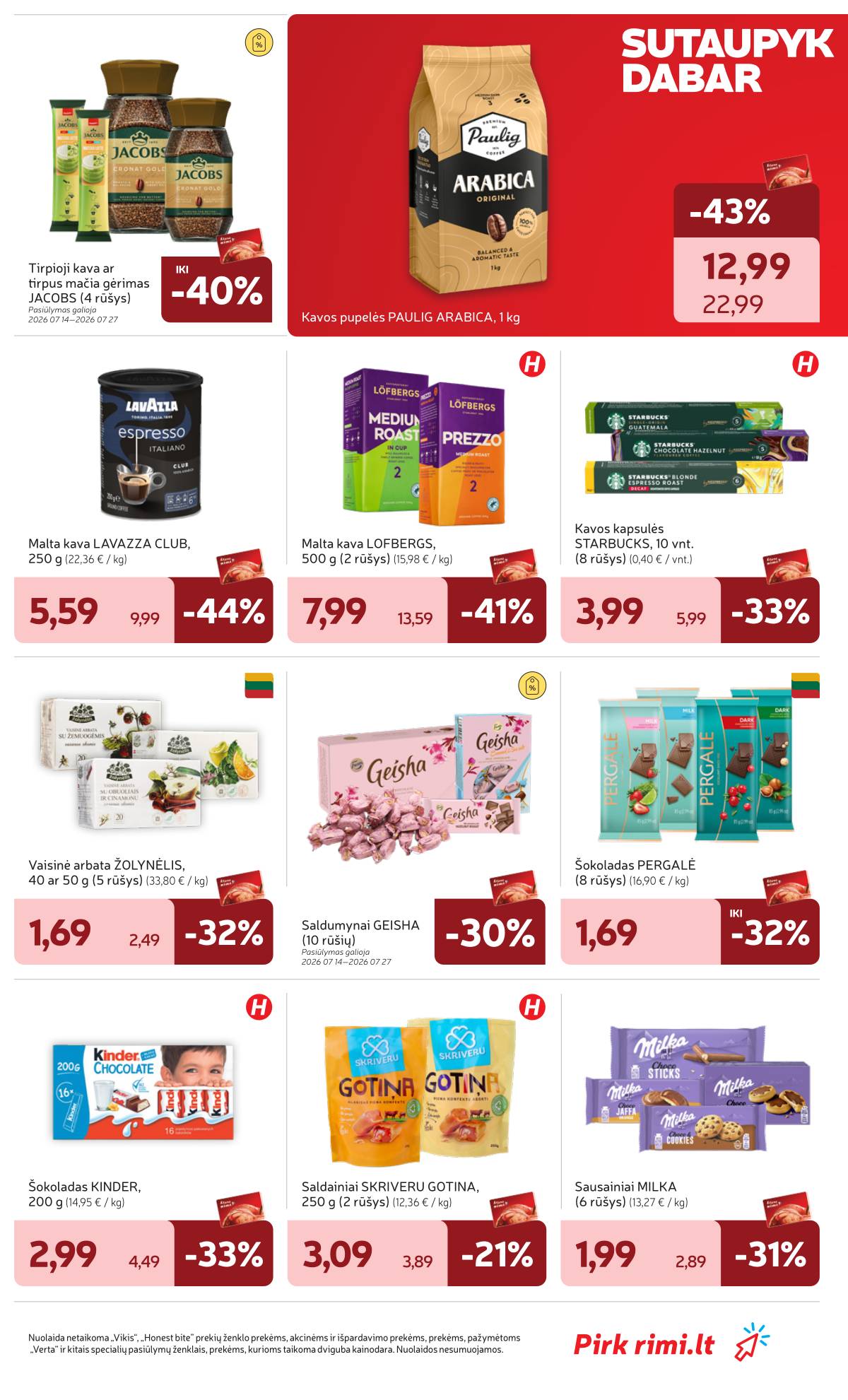 Rimi - RIMI Savaitinis akcijų leidinys | 2026-07-21 - 2026-07-27 21 puslapis