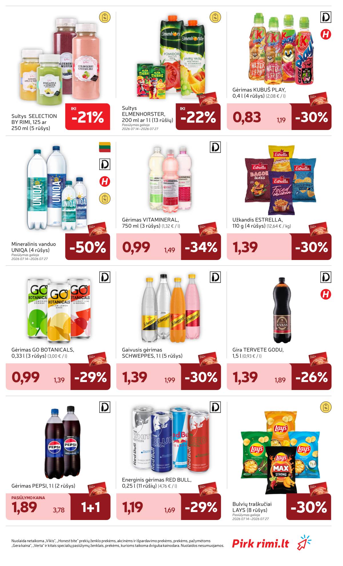 Rimi - RIMI Savaitinis akcijų leidinys | 2026-07-21 - 2026-07-27 25 puslapis