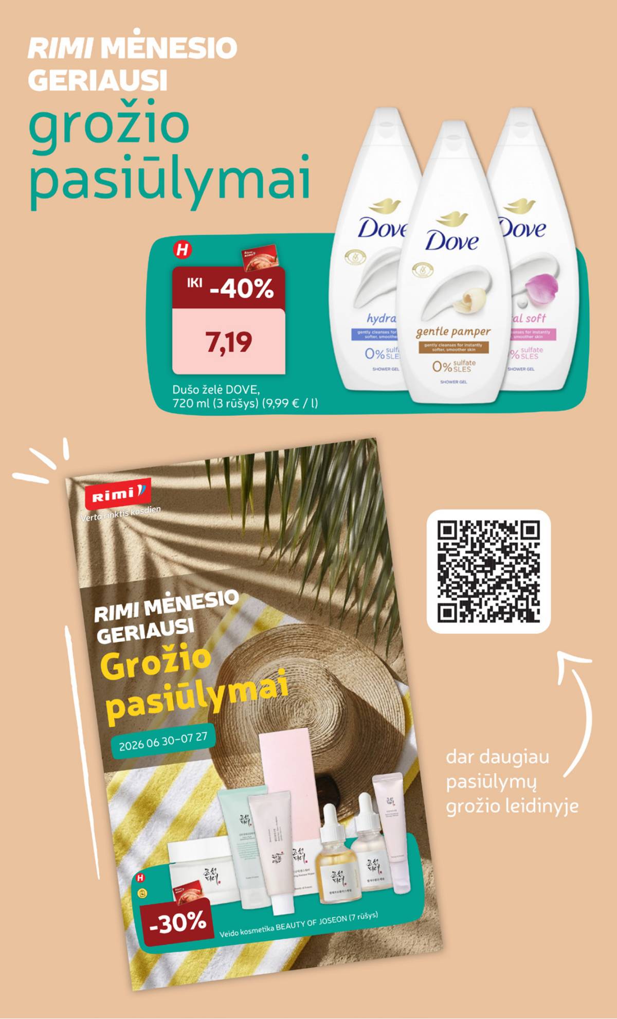Rimi - RIMI Savaitinis akcijų leidinys | 2026-07-21 - 2026-07-27 26 puslapis