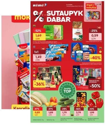 Rimi - Naujausias RIMI savaitinis akcijų leidinys | 2026-07-28 - 2026-08-03 2026-07-28 – 2026-08-03