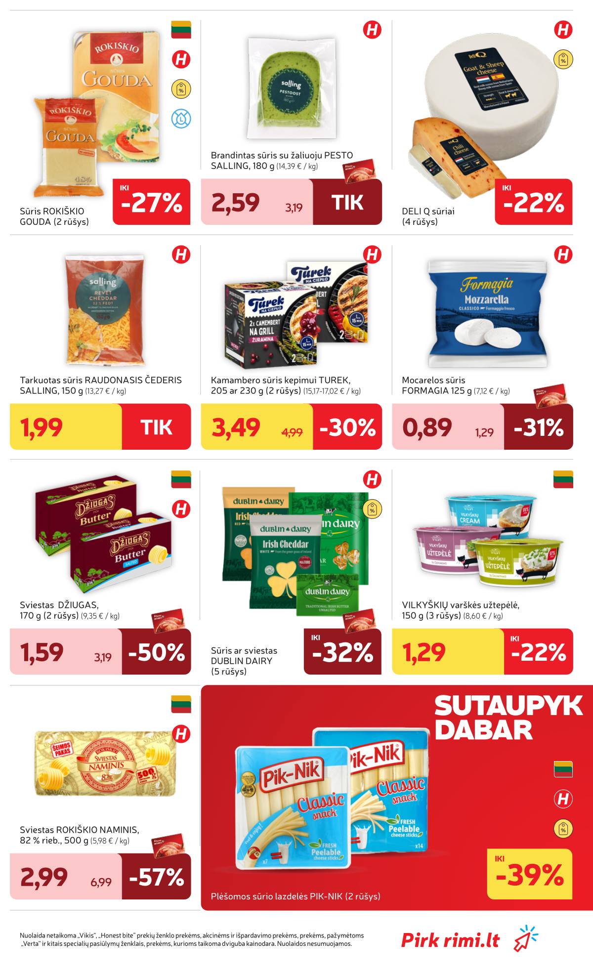 Rimi - Naujausias RIMI savaitinis akcijų leidinys | 2026-07-28 - 2026-08-03 13 puslapis