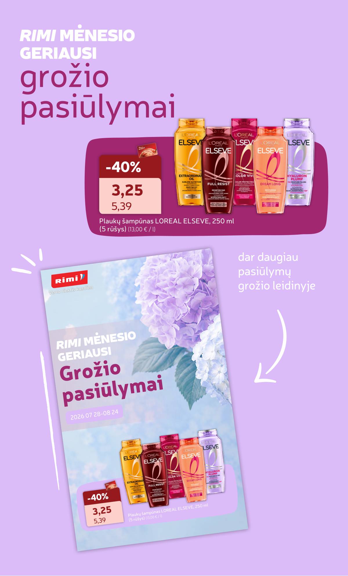 Rimi - Naujausias RIMI savaitinis akcijų leidinys | 2026-07-28 - 2026-08-03 20 puslapis