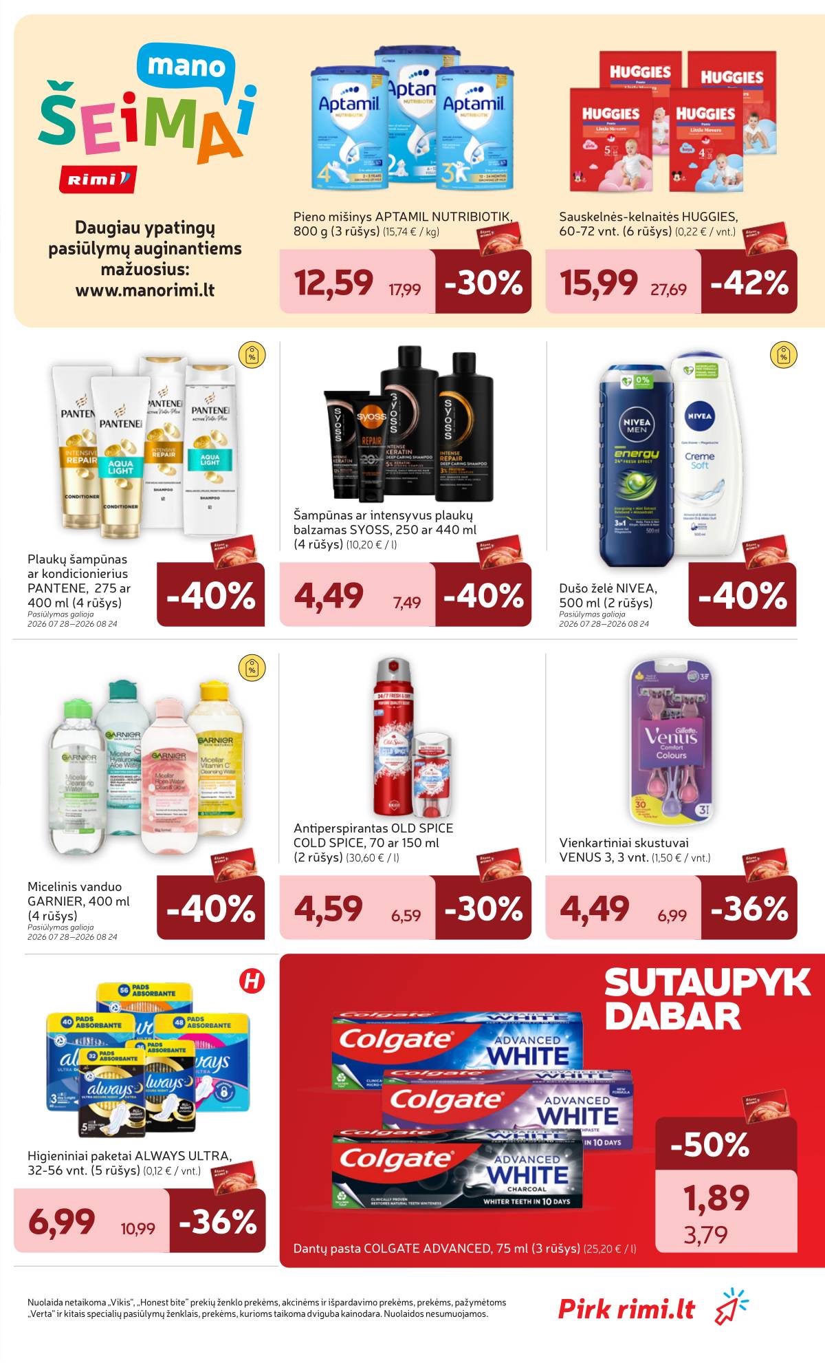 Rimi - Naujausias RIMI savaitinis akcijų leidinys | 2026-07-28 - 2026-08-03 23 puslapis