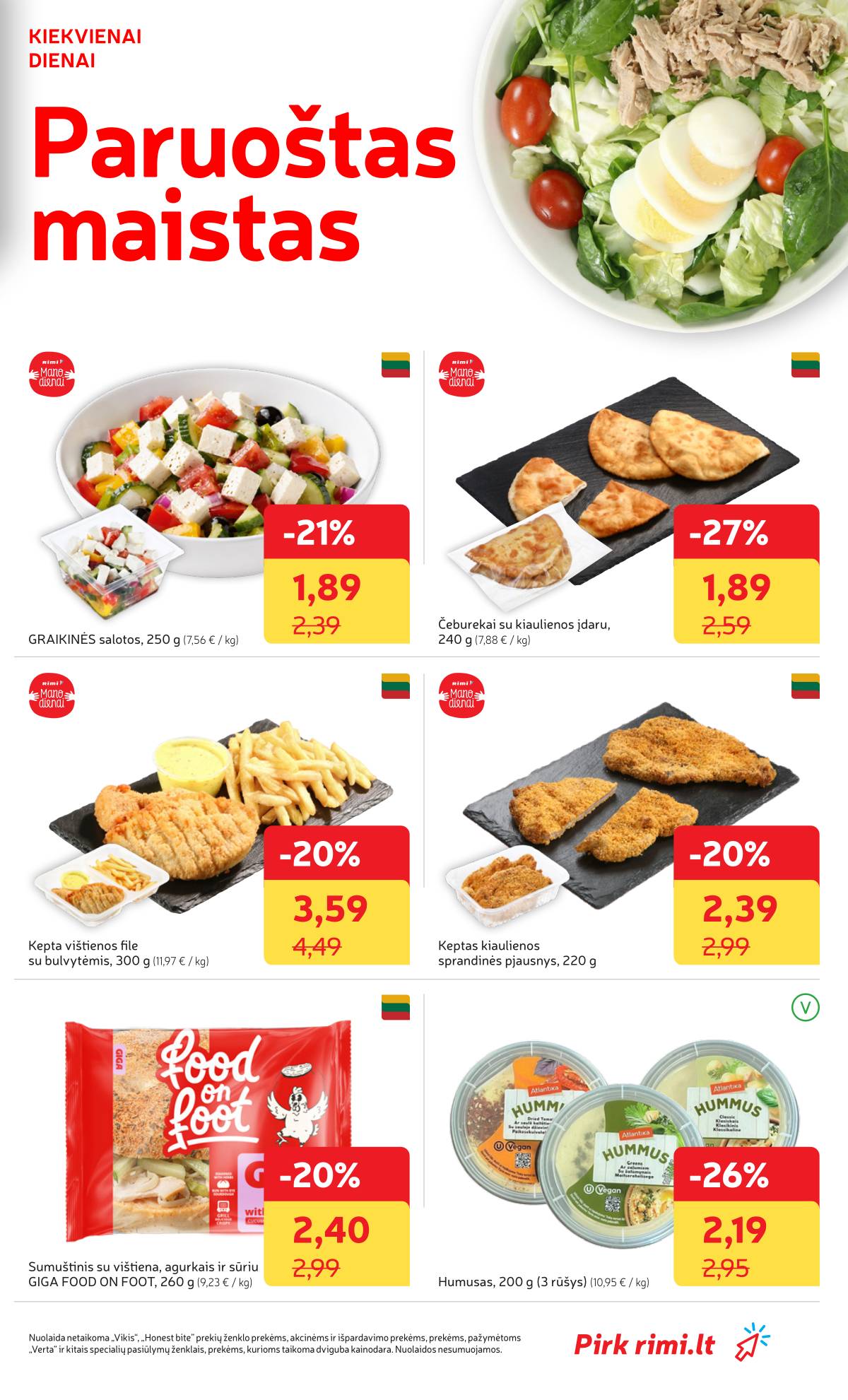 Rimi - Naujausias RIMI savaitinis akcijų leidinys | 2026-07-28 - 2026-08-03 7 puslapis