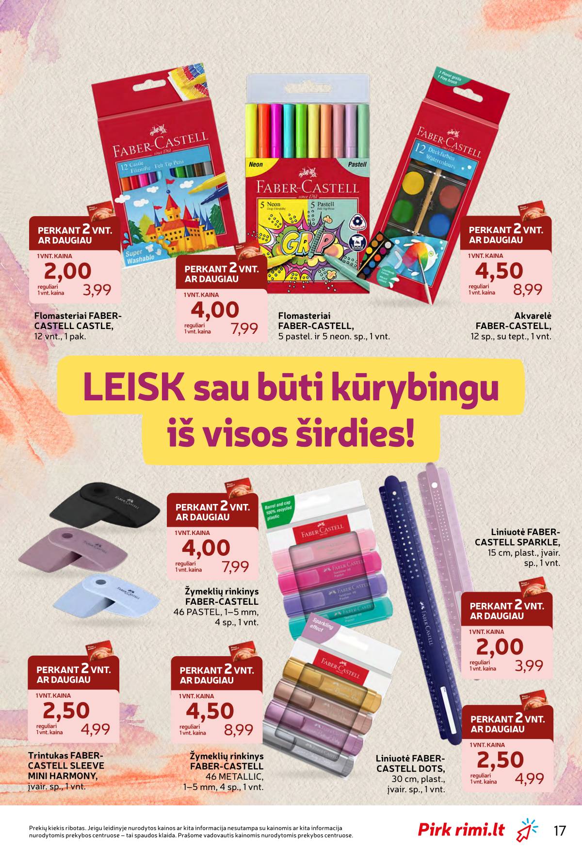 Rimi - RIMI "Atgal į MOKYKLĄ!" akcijų leidinys 17 puslapis