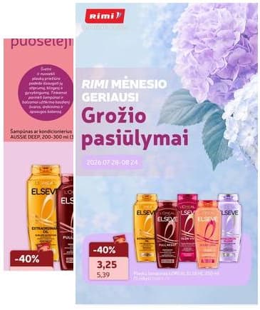Rimi - RIMI geriausi mėnesio grožio pasiūlymai 2026-07-28 – 2026-08-24