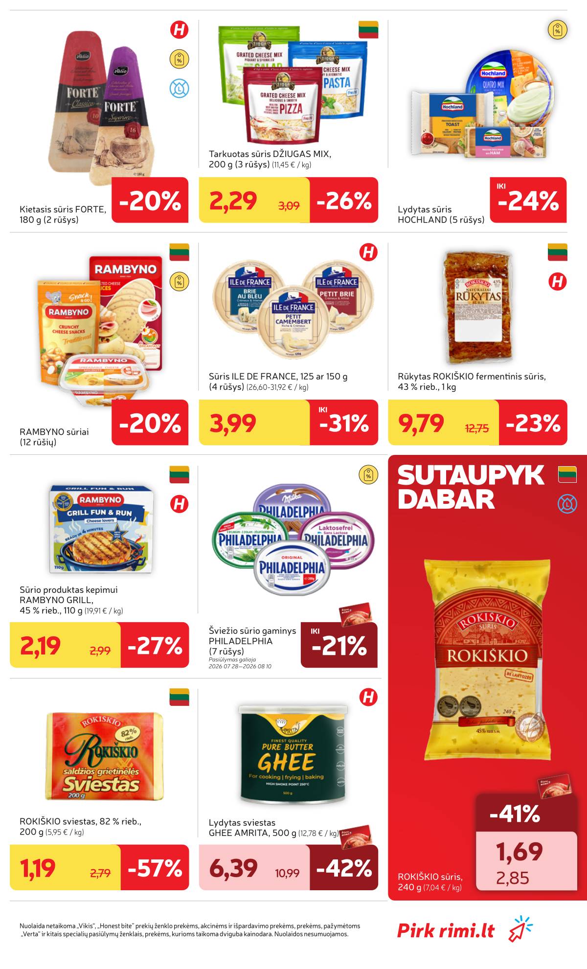Rimi - Naujausias RIMI savaitinis akcijų leidinys | 2026-08-04 - 2026-08-10 13 puslapis