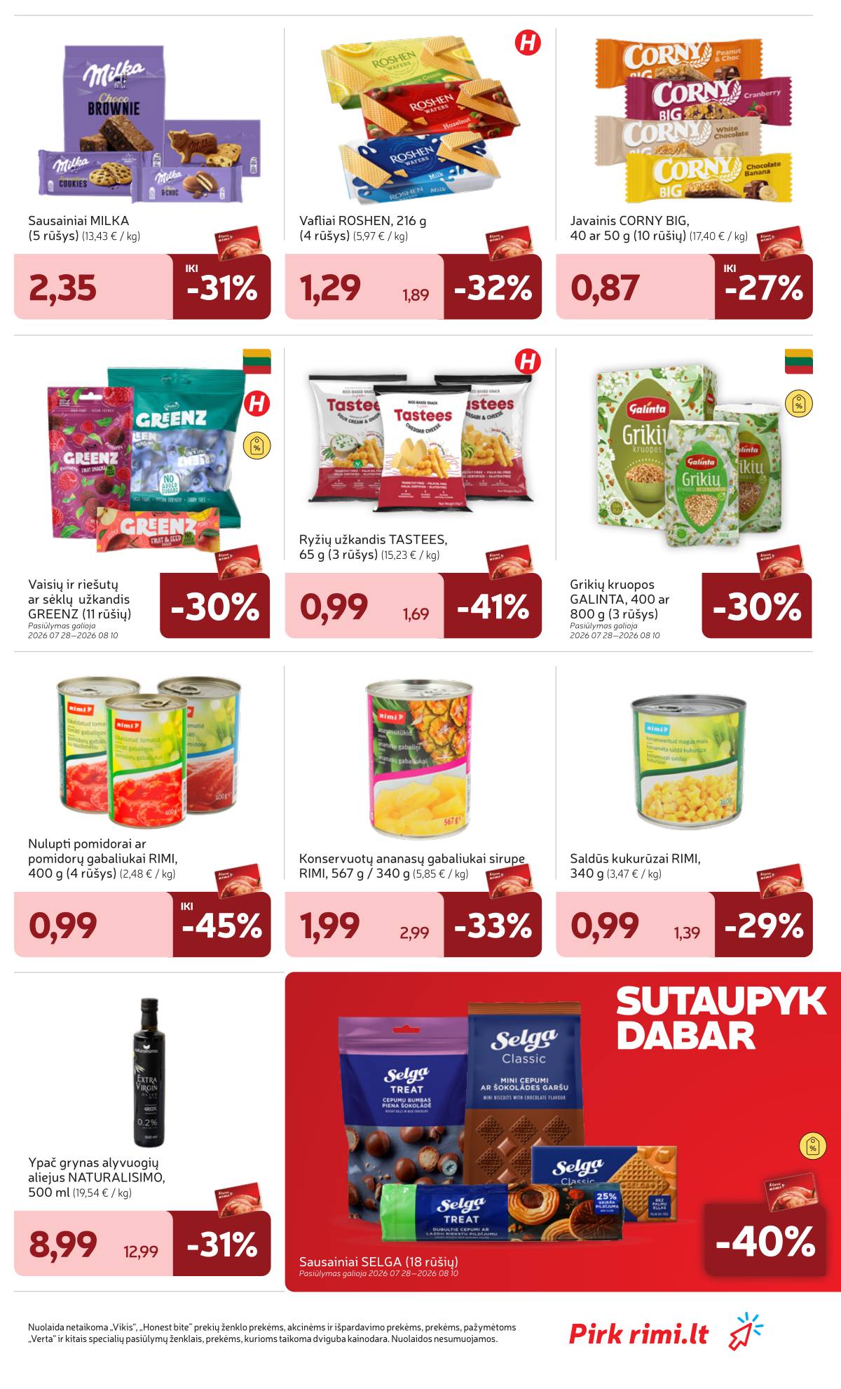 Rimi - Naujausias RIMI savaitinis akcijų leidinys | 2026-08-04 - 2026-08-10 17 puslapis