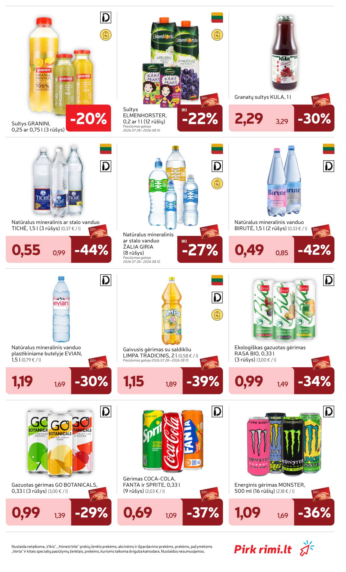 Rimi - Naujausias RIMI savaitinis akcijų leidinys | 2026-08-04 - 2026-08-10 19 puslapis