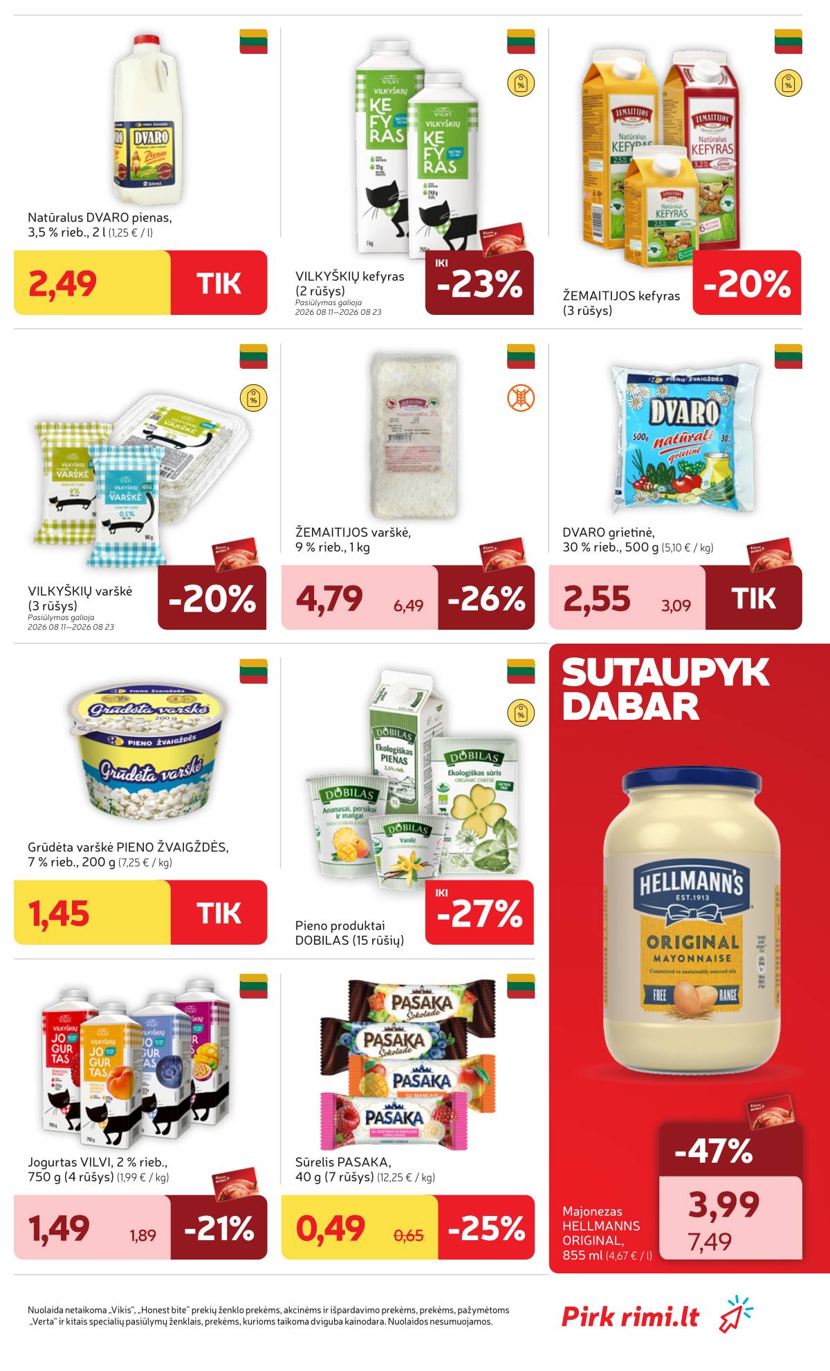 Rimi - Naujausias RIMI savaitinis akcijų leidinys | 2026-08-11 - 2026-08-17 17 puslapis