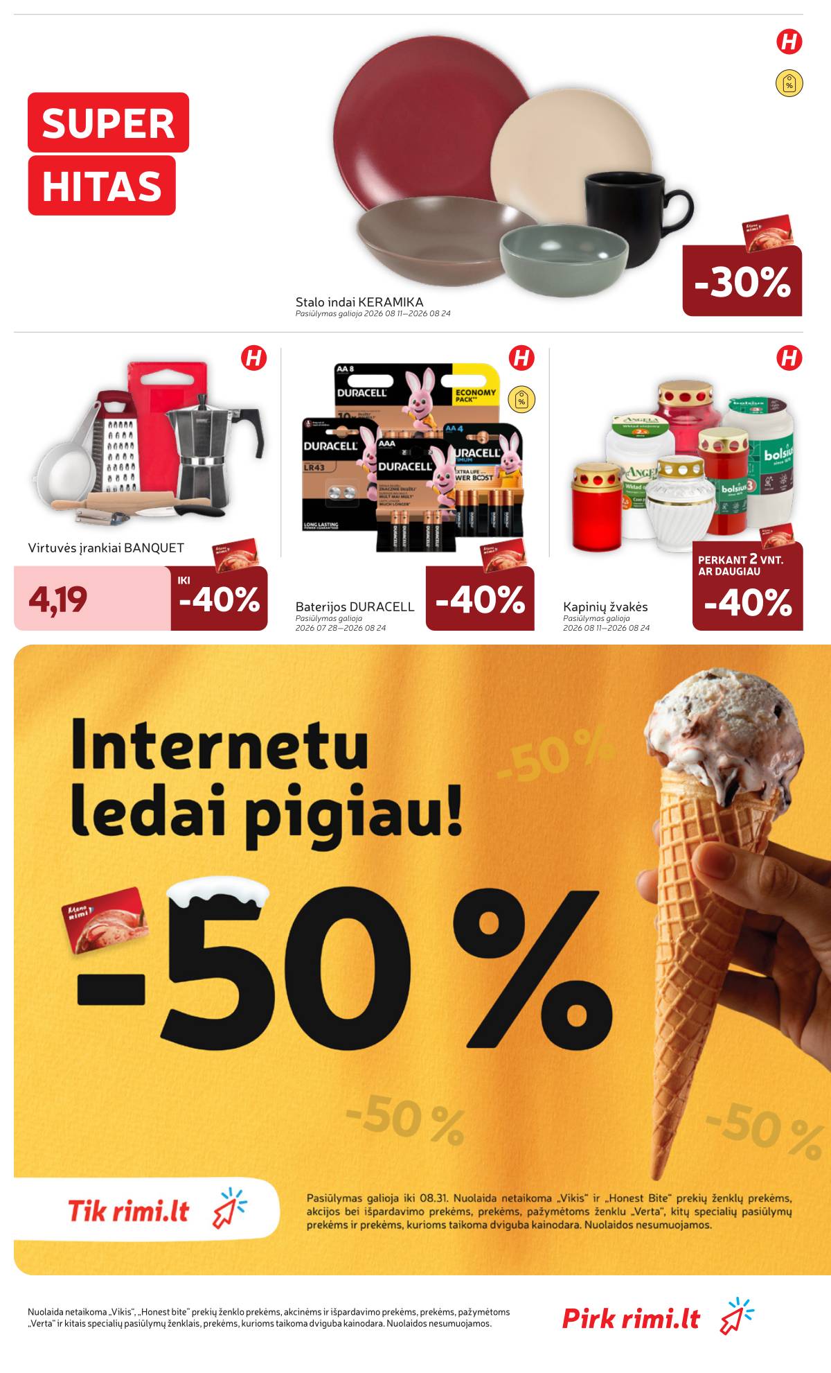 Rimi - Naujausias RIMI savaitinis akcijų leidinys | 2026-08-11 - 2026-08-17 27 puslapis