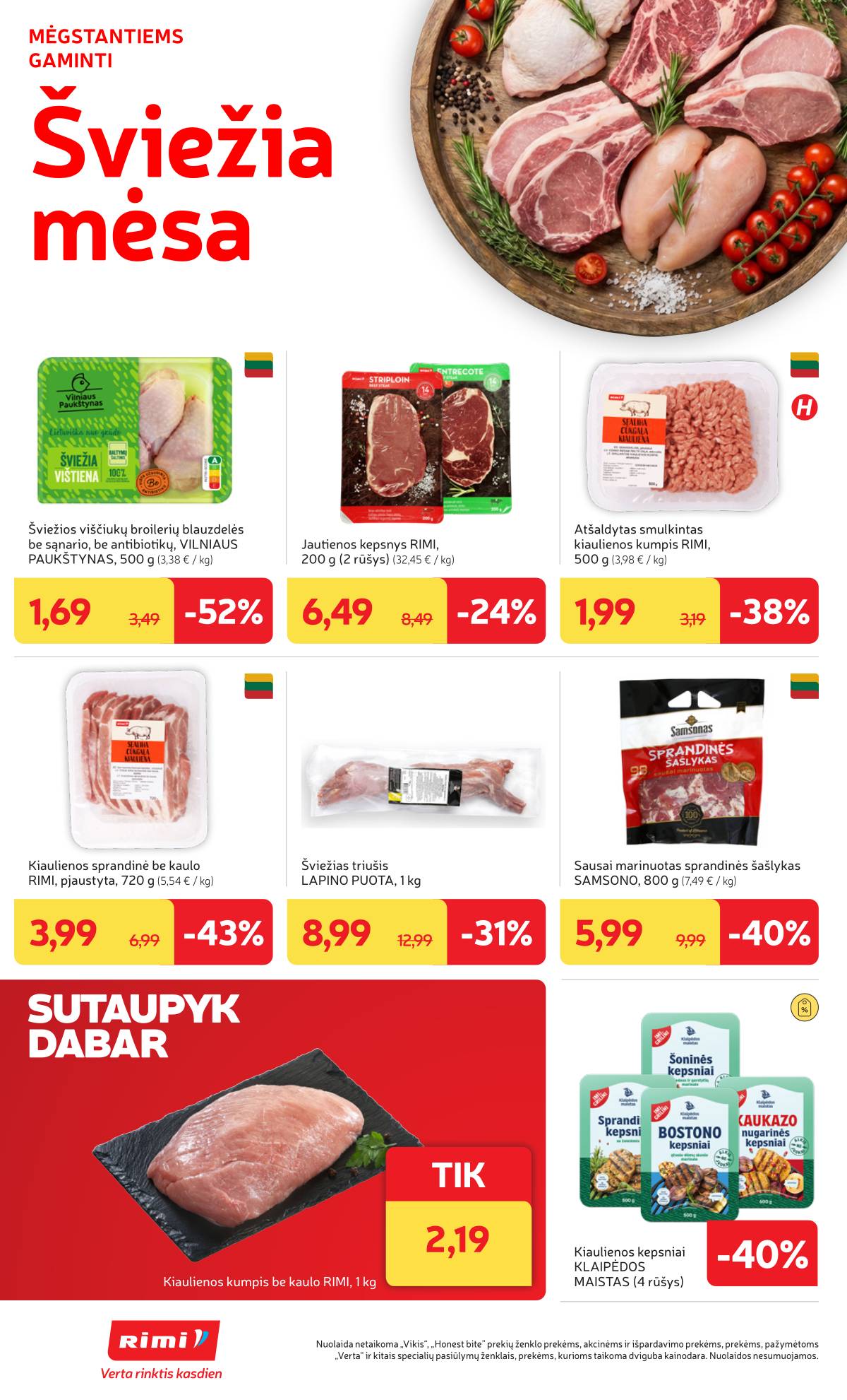 Rimi - Naujausias RIMI savaitinis akcijų leidinys | 2026-08-11 - 2026-08-17 6 puslapis
