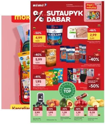 Rimi - Naujausias RIMI savaitinis akcijų leidinys | 2026-08-18 - 2026-08-24 2026-08-18 – 2026-08-24