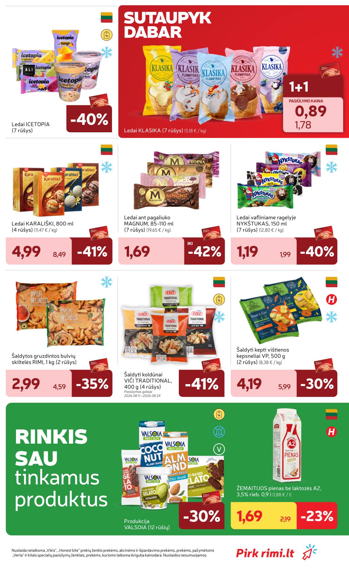 Rimi - Naujausias RIMI savaitinis akcijų leidinys | 2026-08-18 - 2026-08-24 15 puslapis