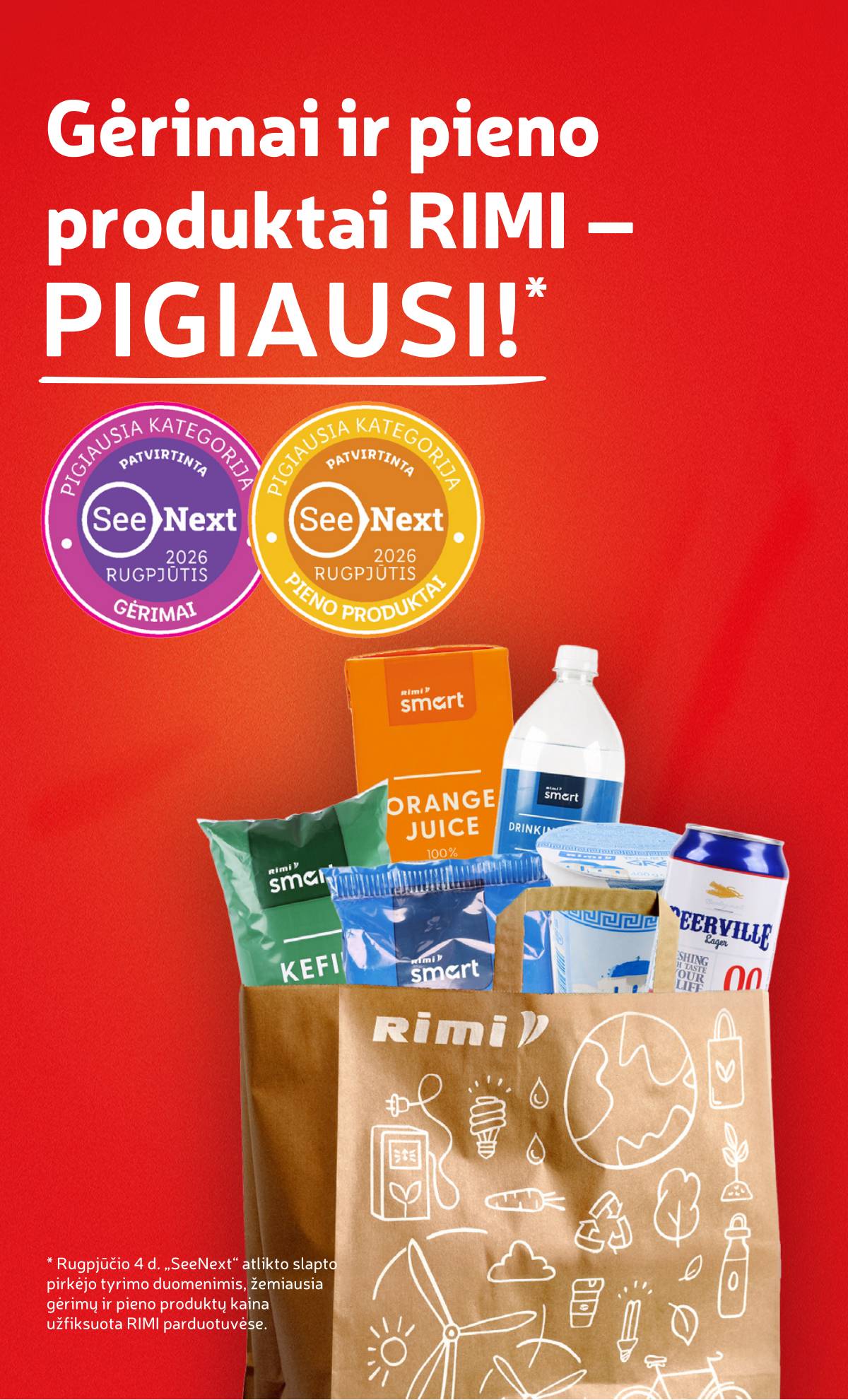 Rimi - Naujausias RIMI savaitinis akcijų leidinys | 2026-08-18 - 2026-08-24 16 puslapis