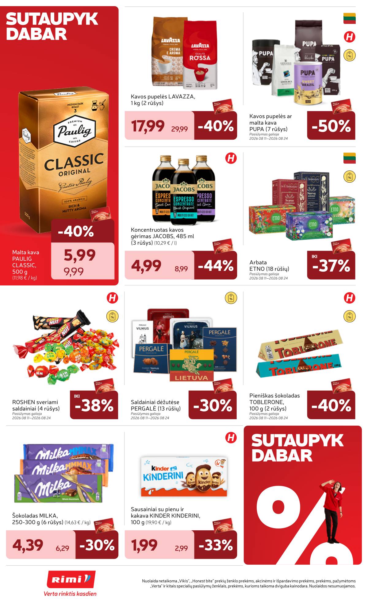 Rimi - Naujausias RIMI savaitinis akcijų leidinys | 2026-08-18 - 2026-08-24 18 puslapis
