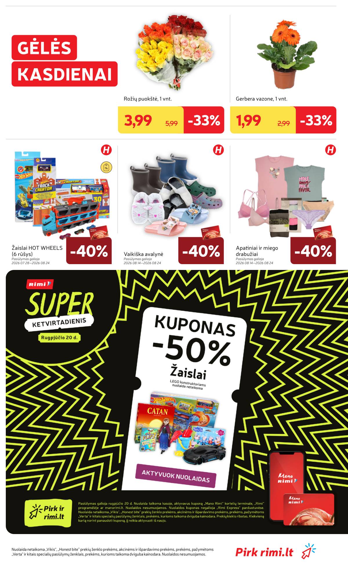 Rimi - Naujausias RIMI savaitinis akcijų leidinys | 2026-08-18 - 2026-08-24 27 puslapis