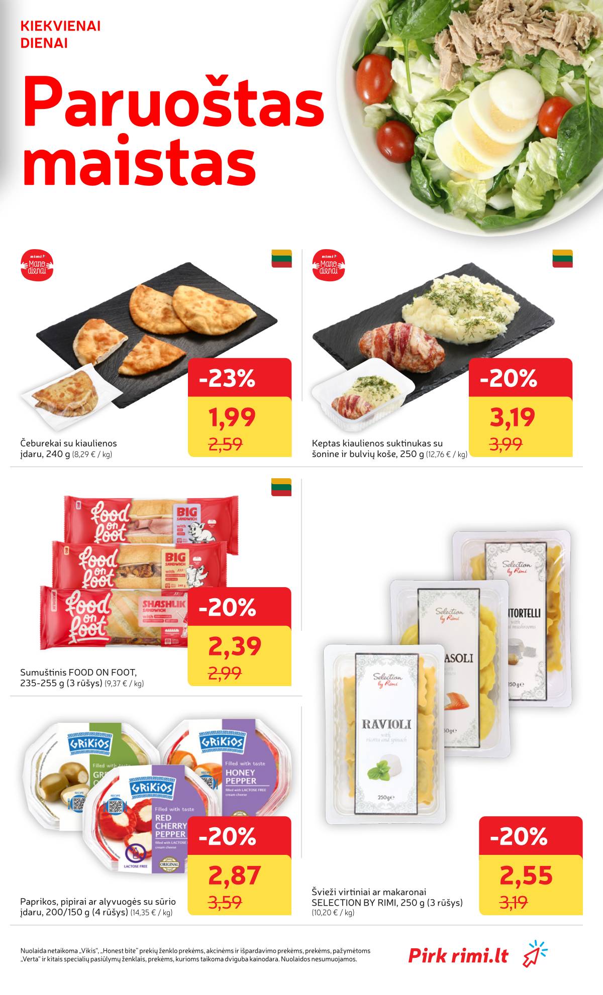 Rimi - Naujausias RIMI savaitinis akcijų leidinys | 2026-08-18 - 2026-08-24 7 puslapis