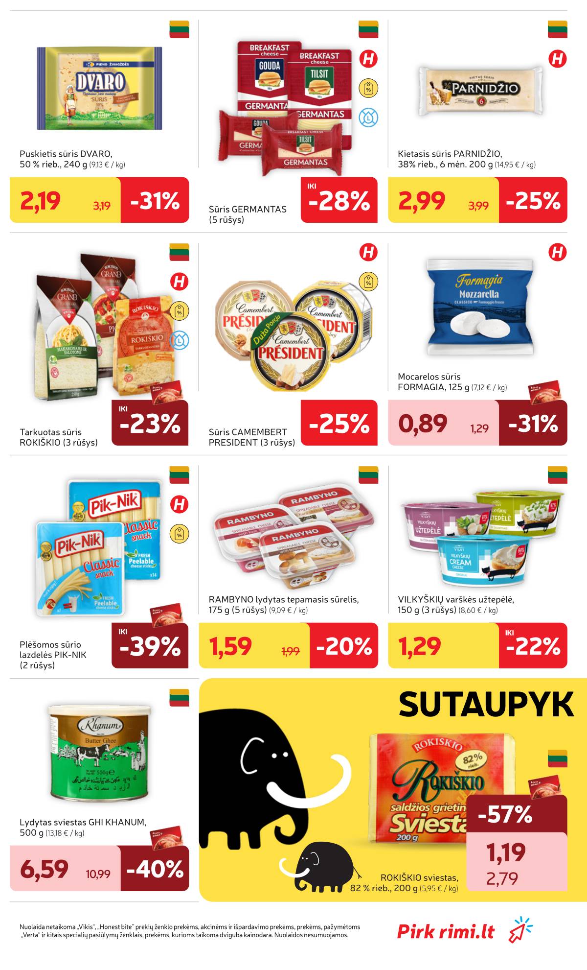 Rimi - Naujausias RIMI savaitinis akcijų leidinys | 2026-08-25 - 2026-08-31 15 puslapis