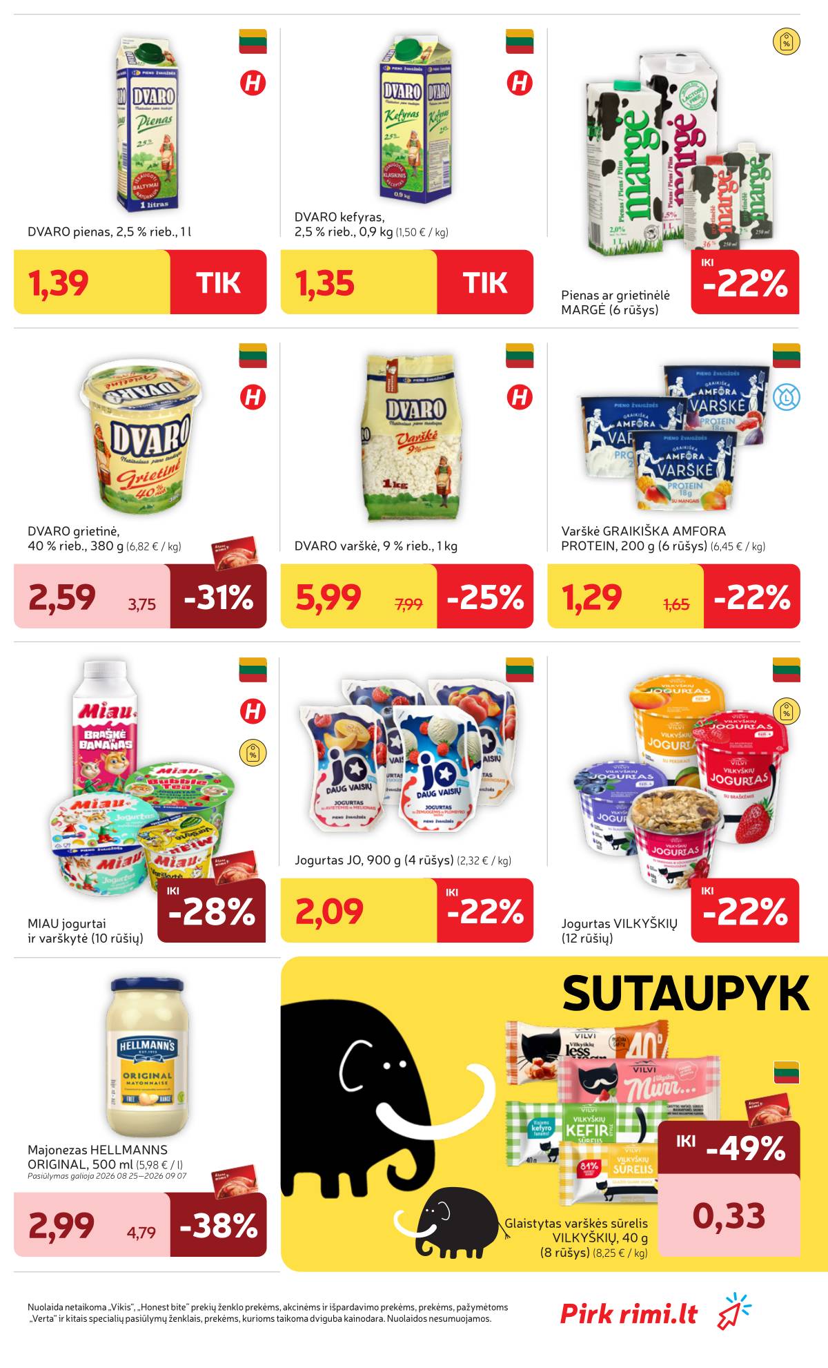 Rimi - Naujausias RIMI savaitinis akcijų leidinys | 2026-08-25 - 2026-08-31 17 puslapis
