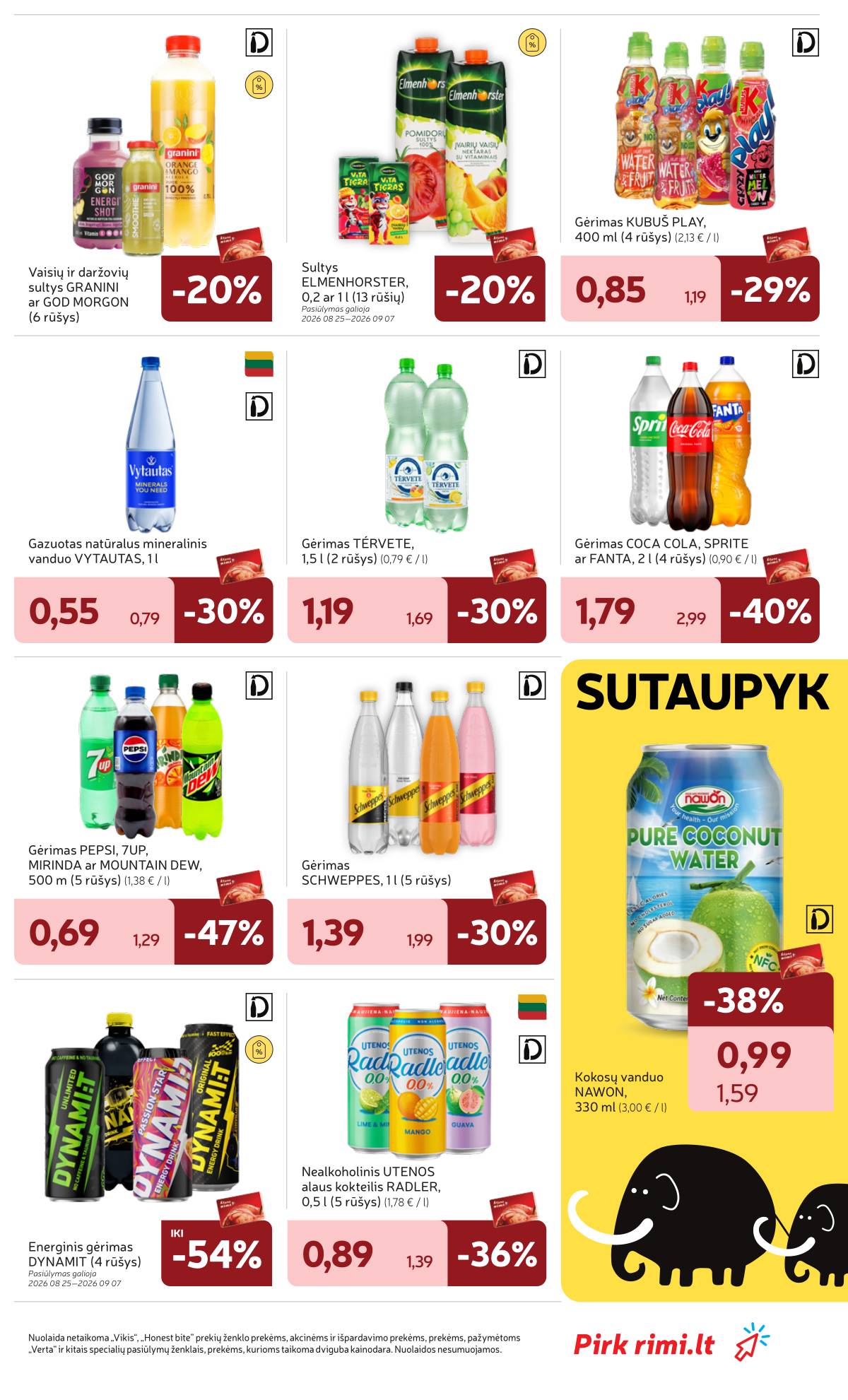 Rimi - Naujausias RIMI savaitinis akcijų leidinys | 2026-08-25 - 2026-08-31 21 puslapis