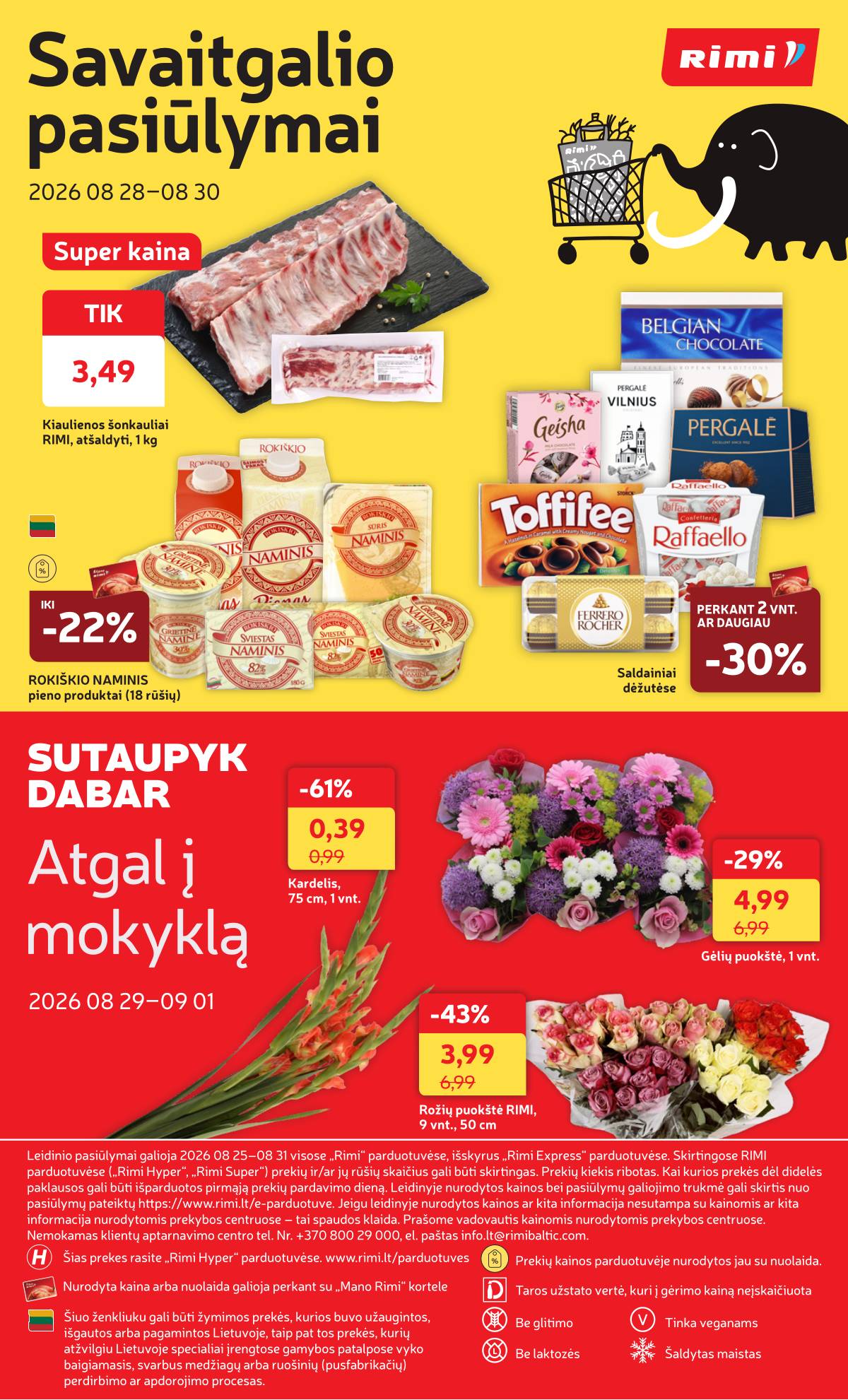 Rimi - Naujausias RIMI savaitinis akcijų leidinys | 2026-08-25 - 2026-08-31 31 puslapis