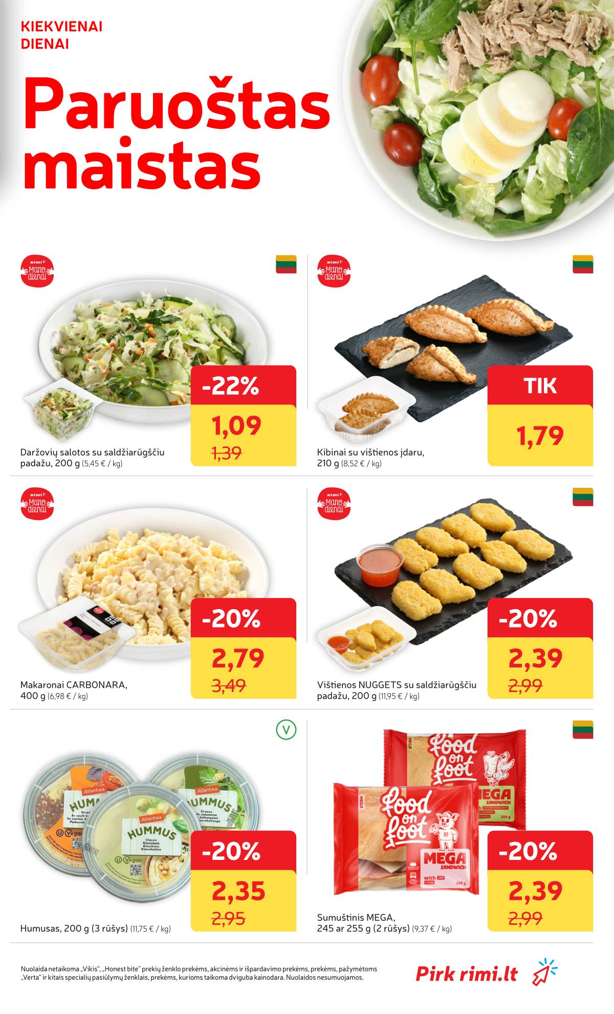 Rimi - Naujausias RIMI savaitinis akcijų leidinys | 2026-08-25 - 2026-08-31 9 puslapis