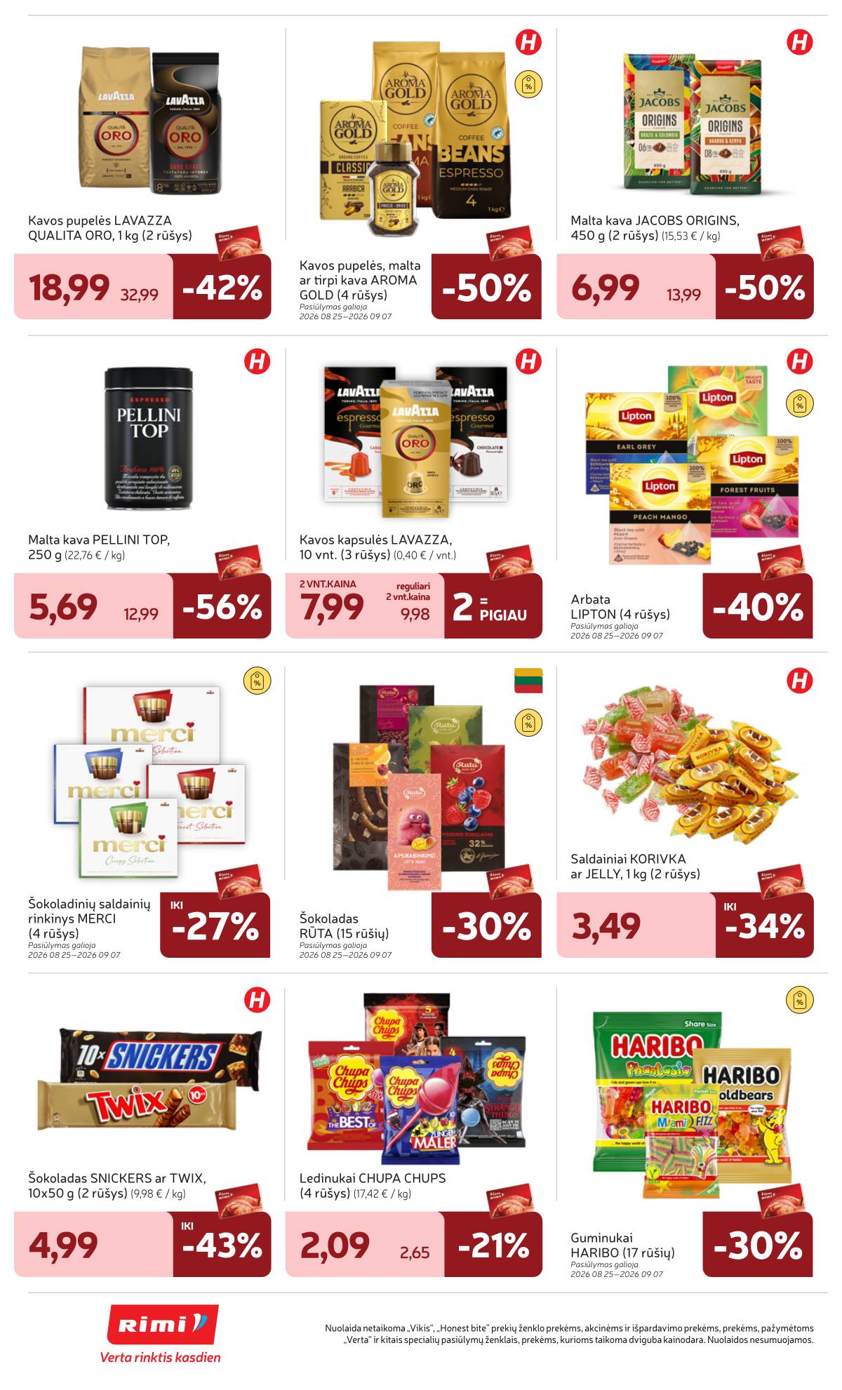 Rimi - RIMI savaitinis akcijų leidinys Nr. 36 | 2026-09-01 - 2026-09-07 18 puslapis