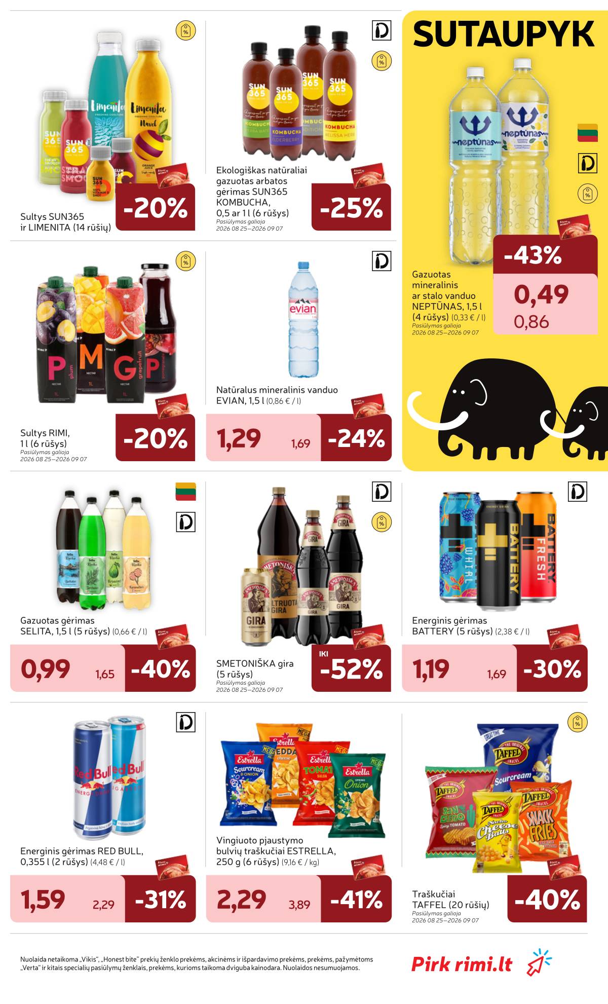 Rimi - RIMI savaitinis akcijų leidinys Nr. 36 | 2026-09-01 - 2026-09-07 21 puslapis