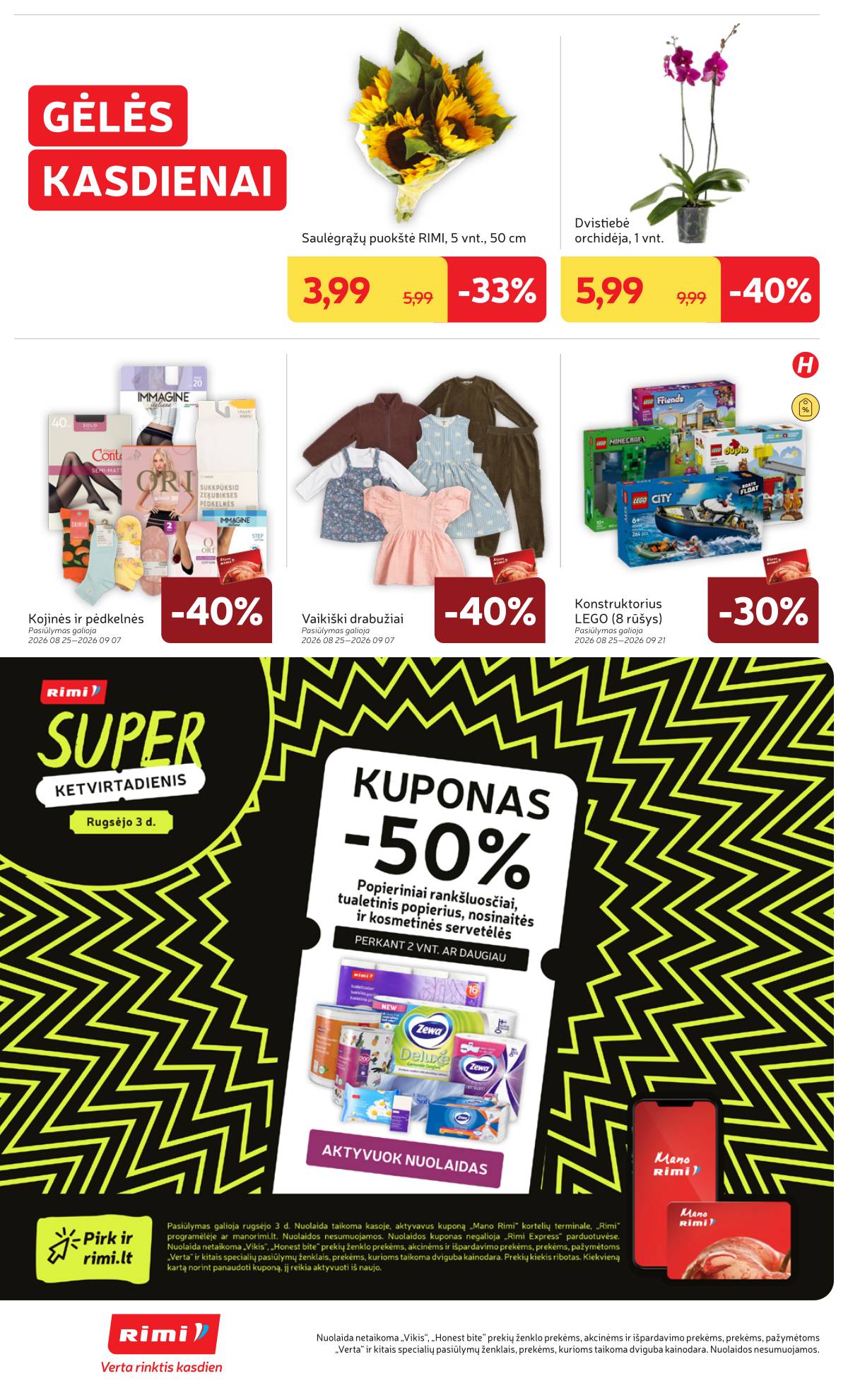 Rimi - RIMI savaitinis akcijų leidinys Nr. 36 | 2026-09-01 - 2026-09-07 27 puslapis