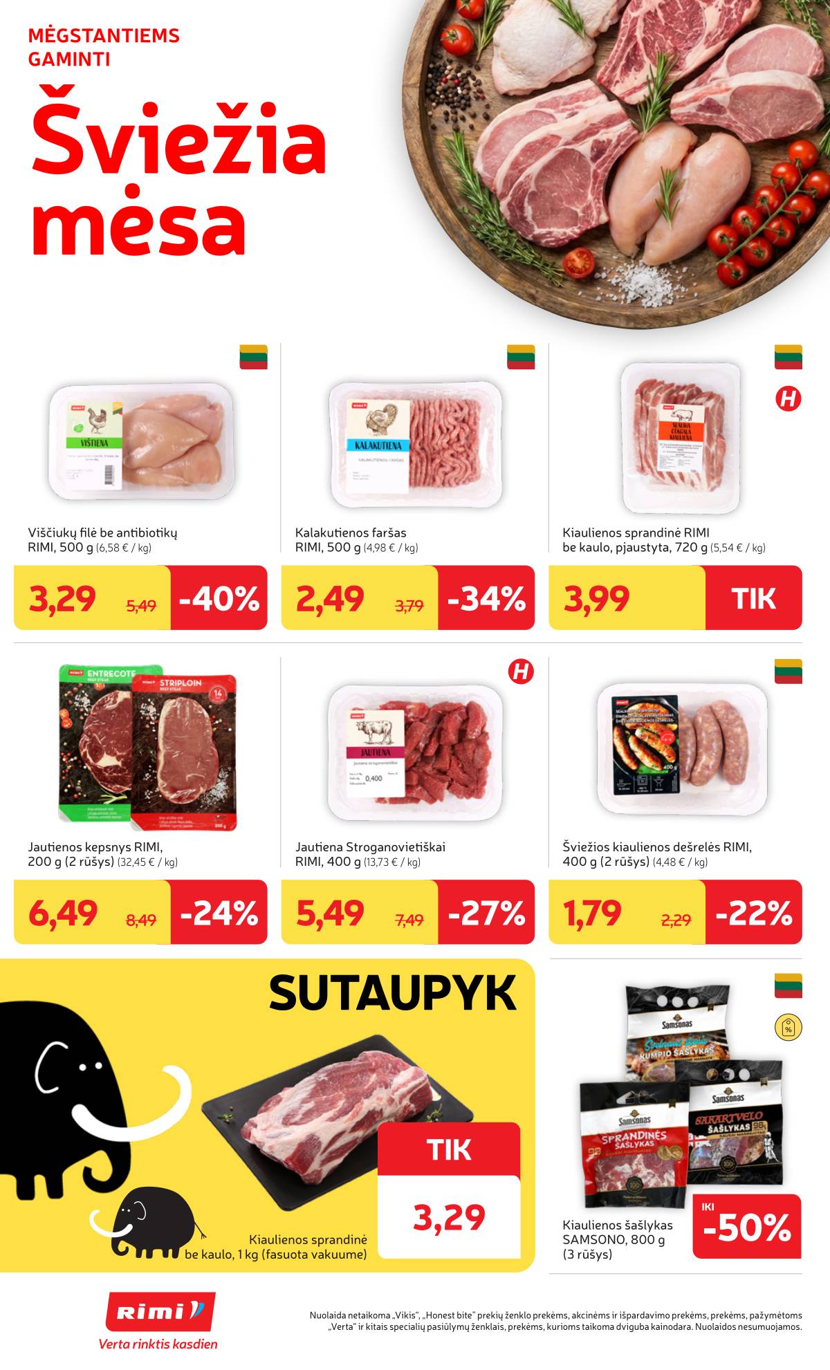 Rimi - RIMI savaitinis akcijų leidinys Nr. 36 | 2026-09-01 - 2026-09-07 6 puslapis