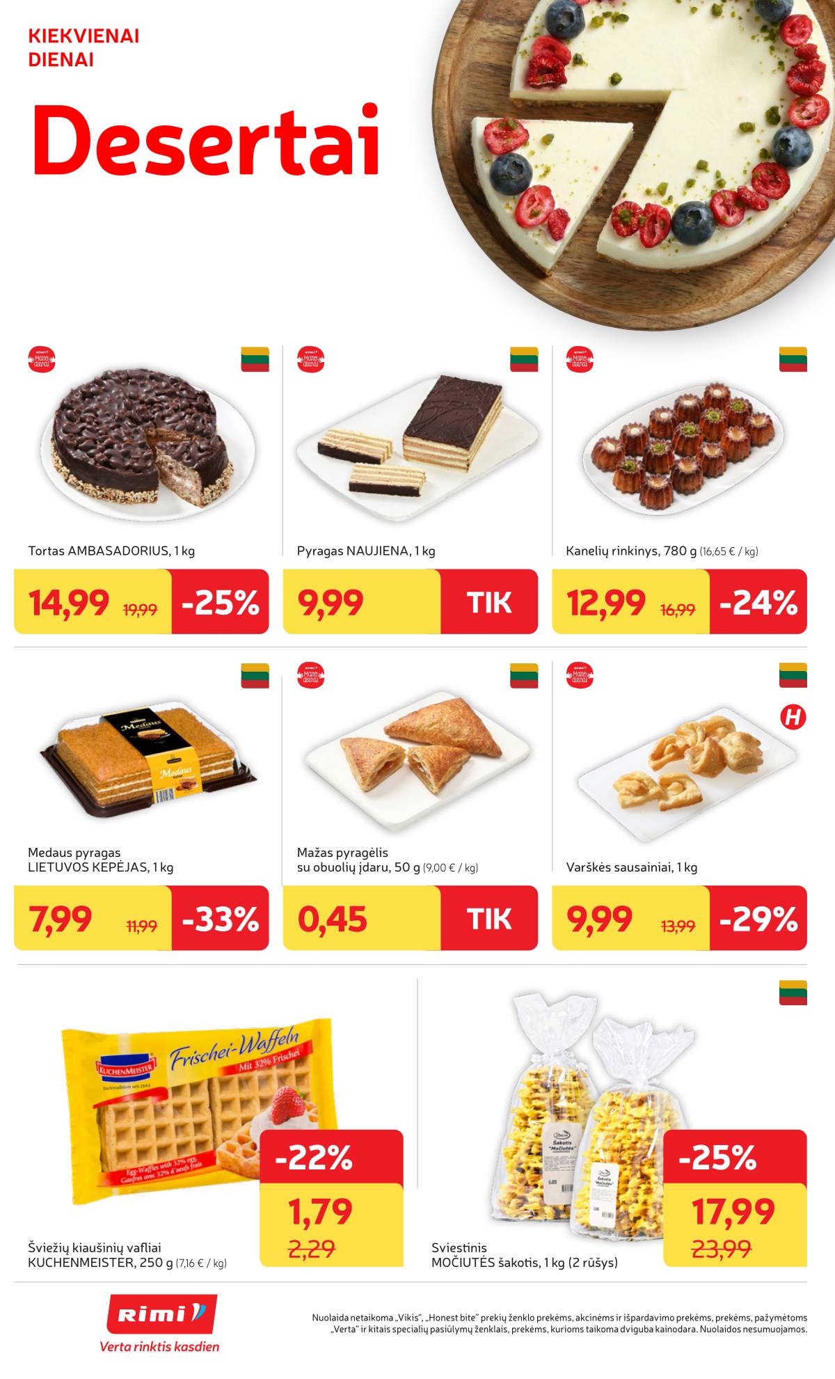 Rimi - RIMI savaitinis akcijų leidinys Nr. 36 | 2026-09-01 - 2026-09-07 8 puslapis